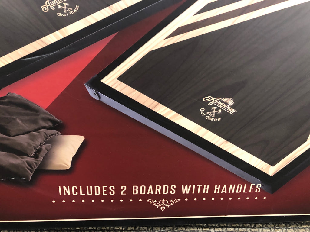 NIB LIGHT UP CORNHOLE GAME.