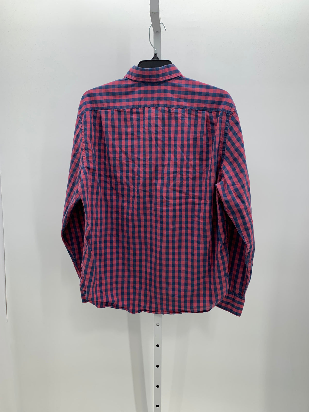 BLUE PLAID BTN DOWN