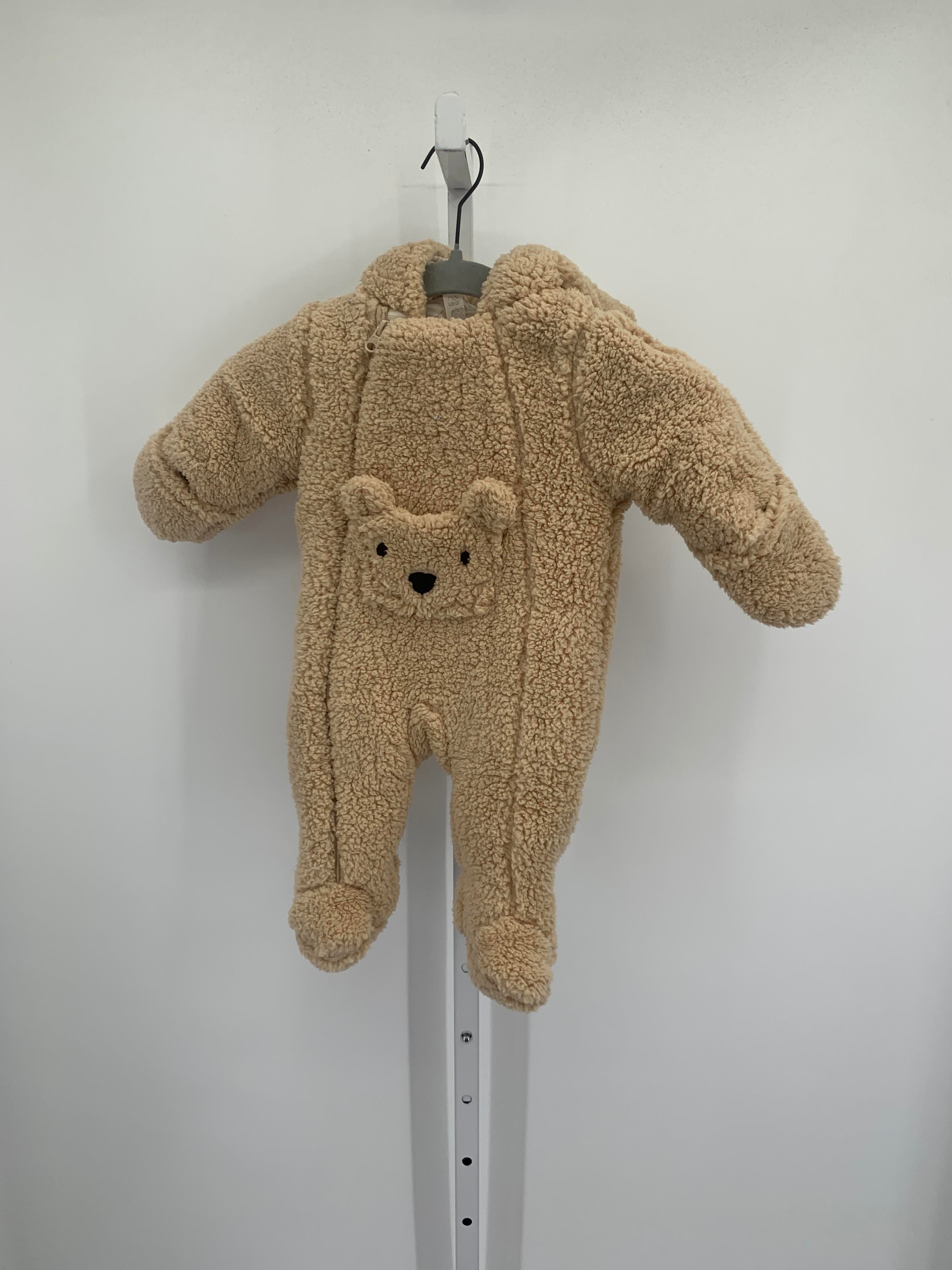 HOODED SHERPA BEAR SNOW SUIT