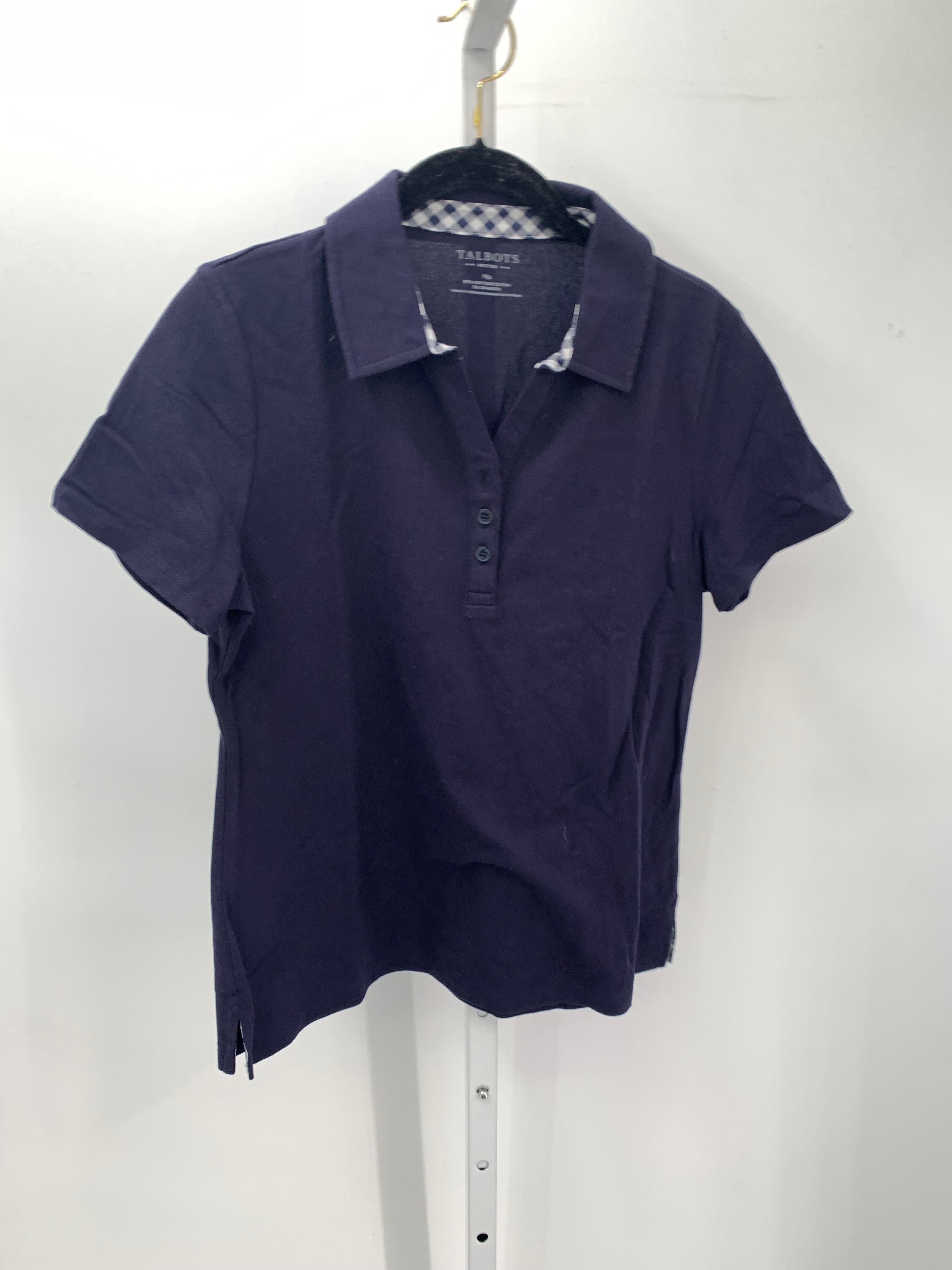 Talbots Size Medium Petite Petite Short Sleeve Shirt