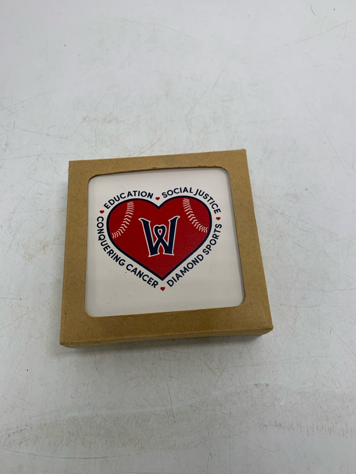 NIP 4 WOO SOXS HEART TILE COASTERS.