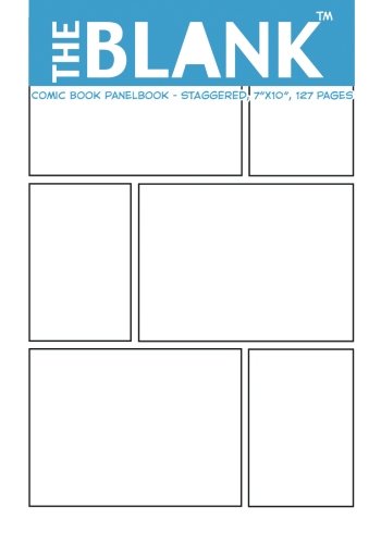 Blank Comic Book Panelbook - Staggered  7x10  127 Pages (Paperback - About Comi