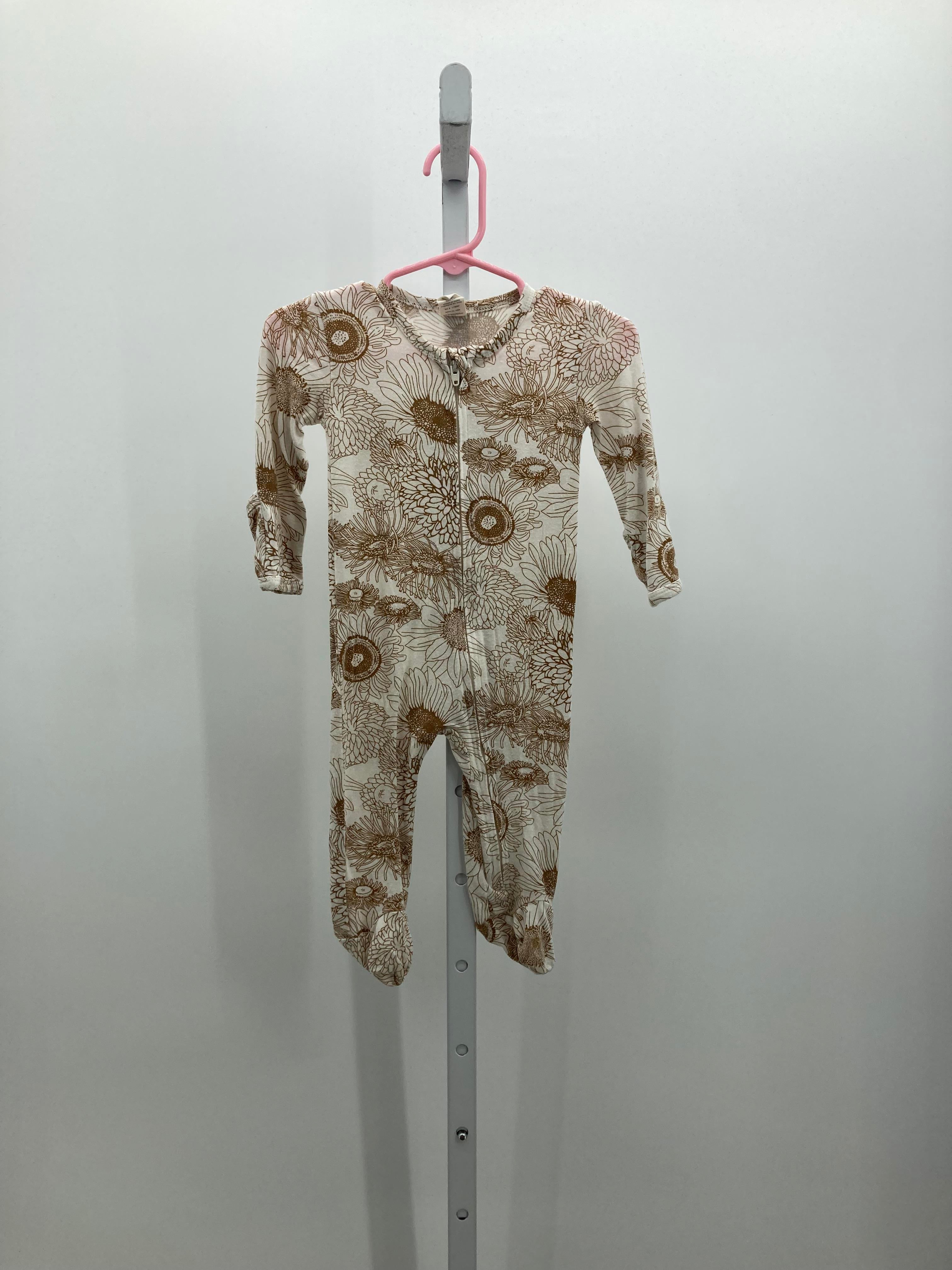 Size 3-6 Months Girls Long Slv. Romper