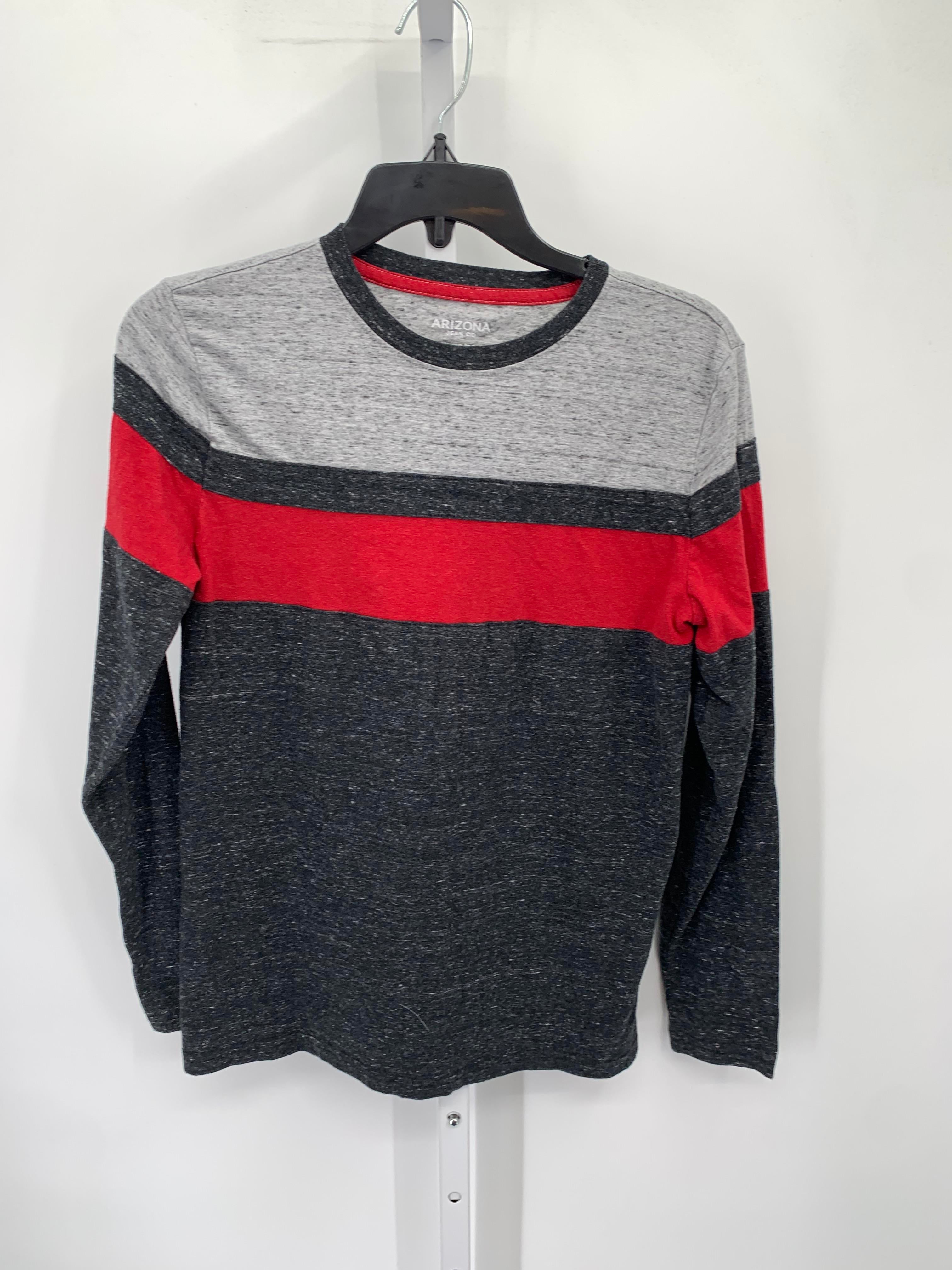 GREY RED STRIPE KNIT