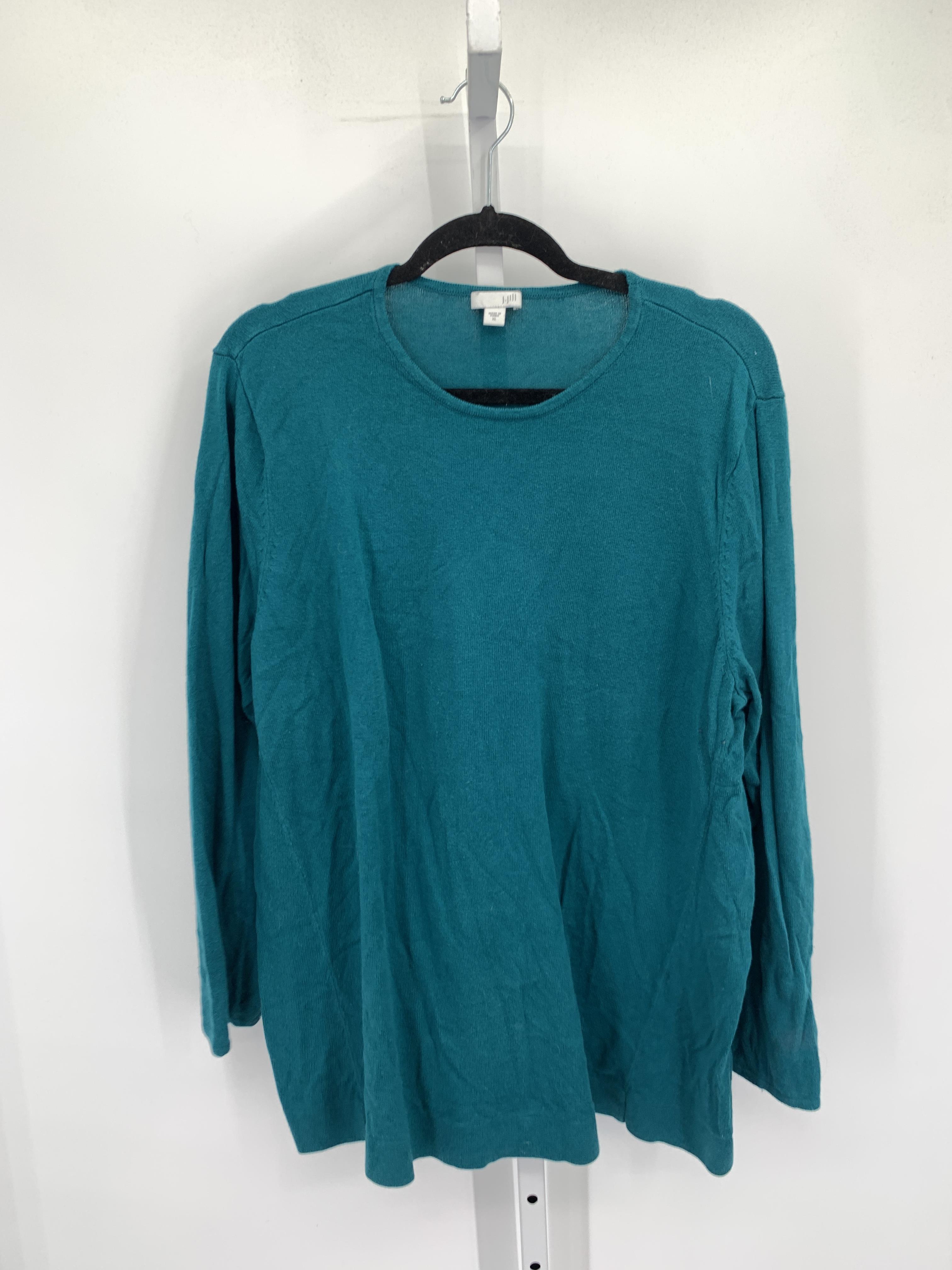 J-Jill Size Extra Large Misses Long Sleeve Shirt