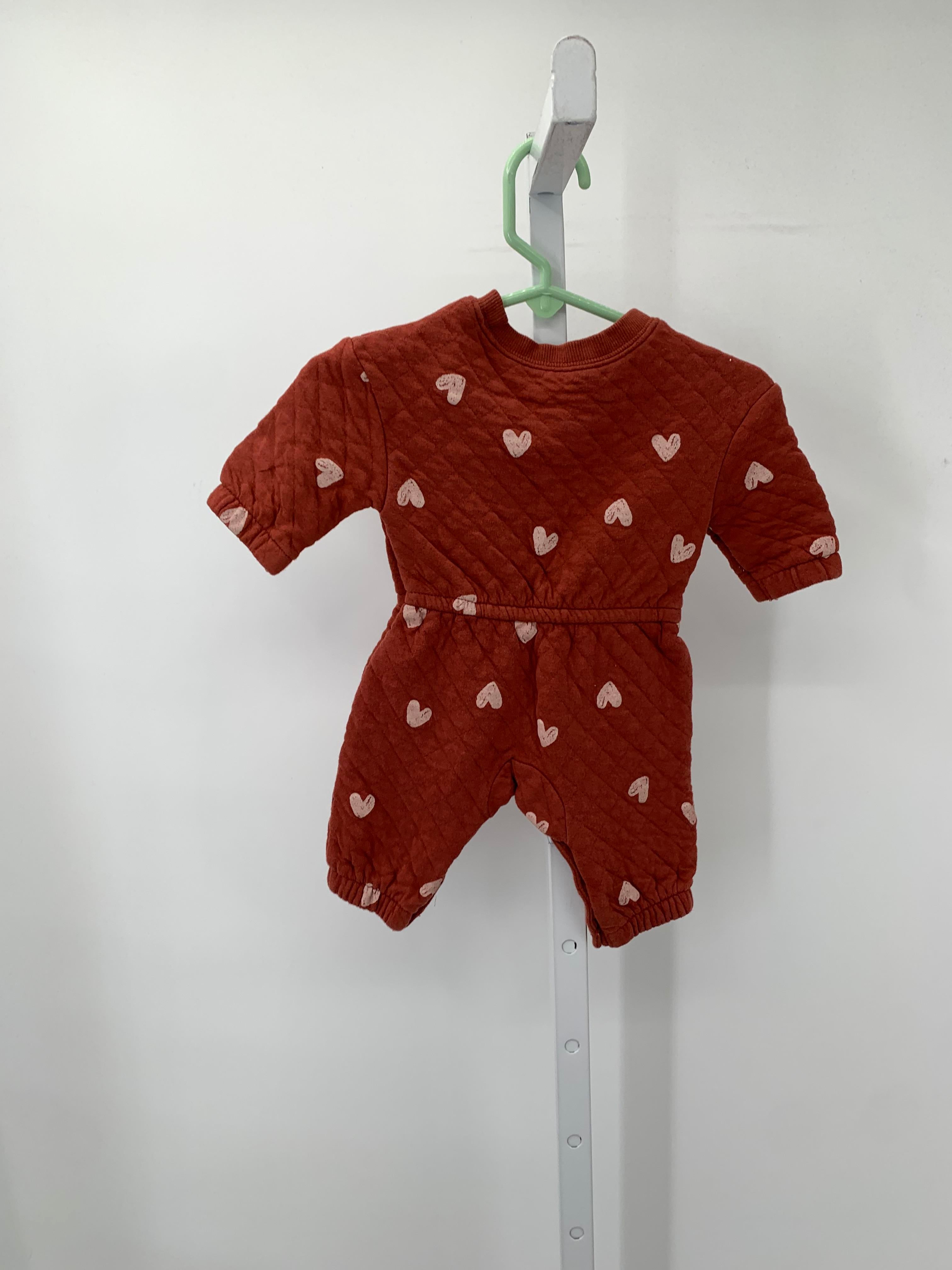 Carters Size 3 Months Girls Long Slv. Romper