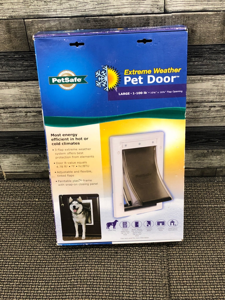 NIB LARGE PET DOOR.