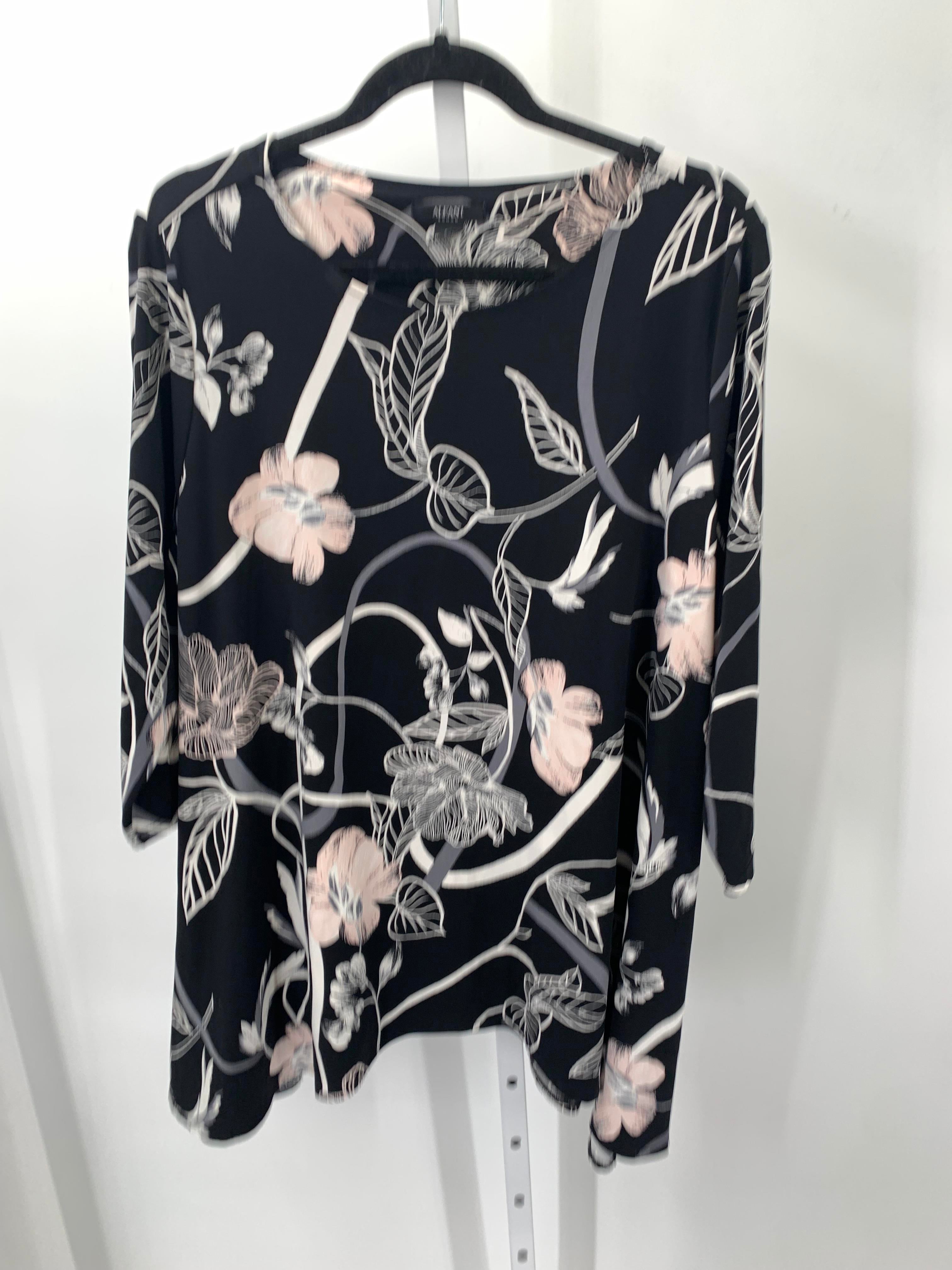 Alfani Size 2X Womens 3/4 Sleeve Shirt