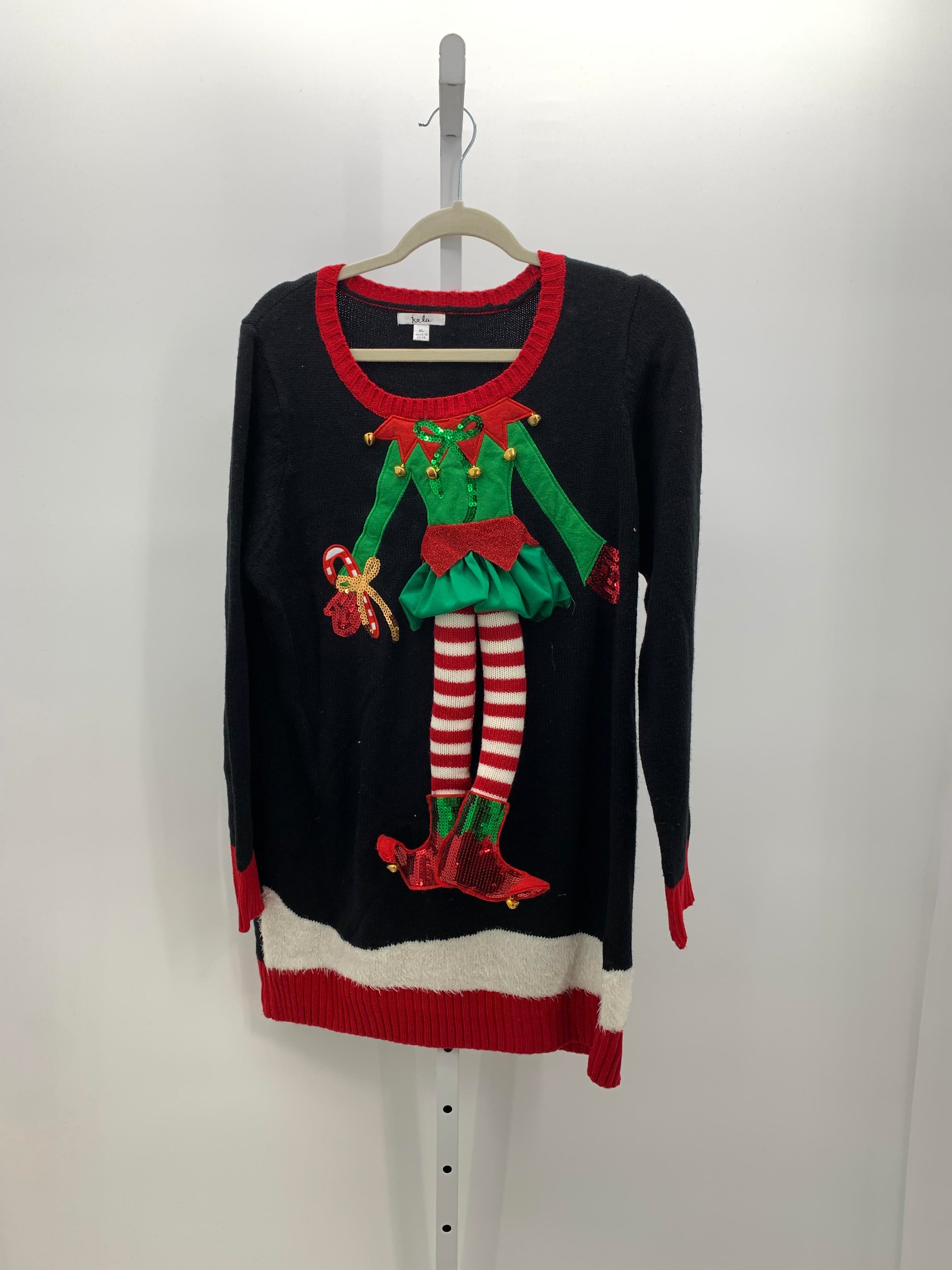 LONG SLV SWEATER ELF.