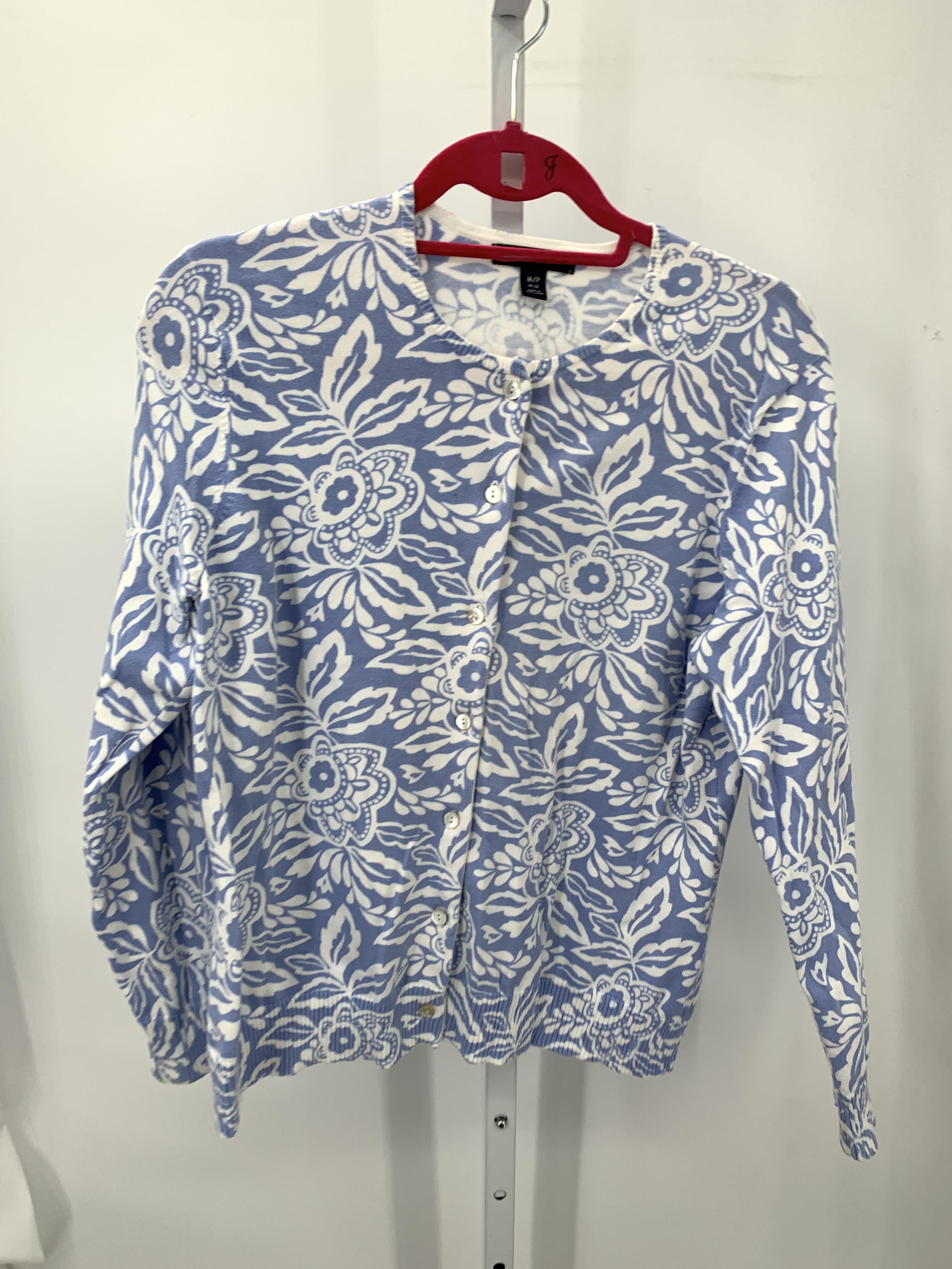 Lands End Size Medium Petite Petite Long Slv Sweater