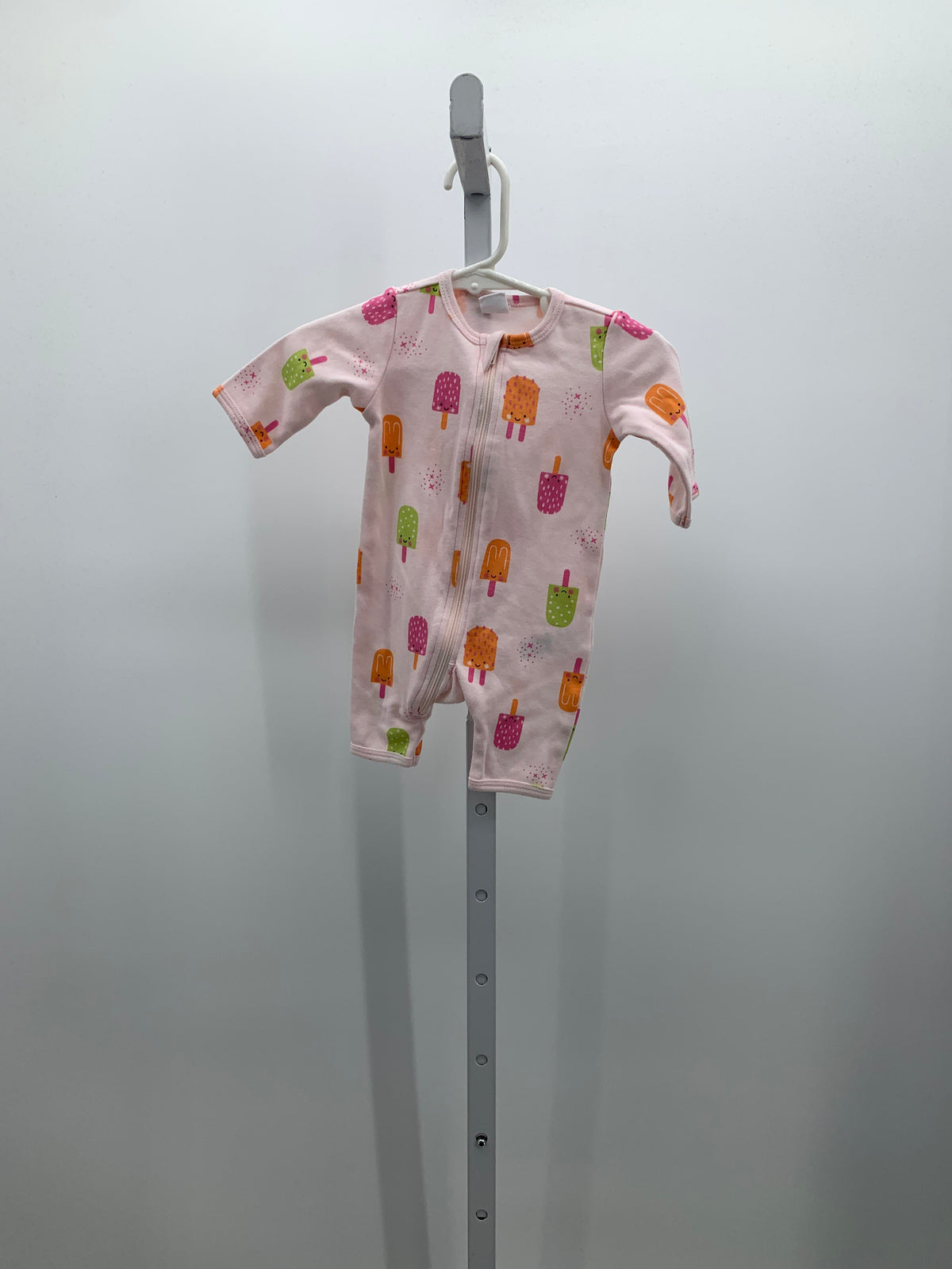 Size Newborn Girls Long Slv. Romper