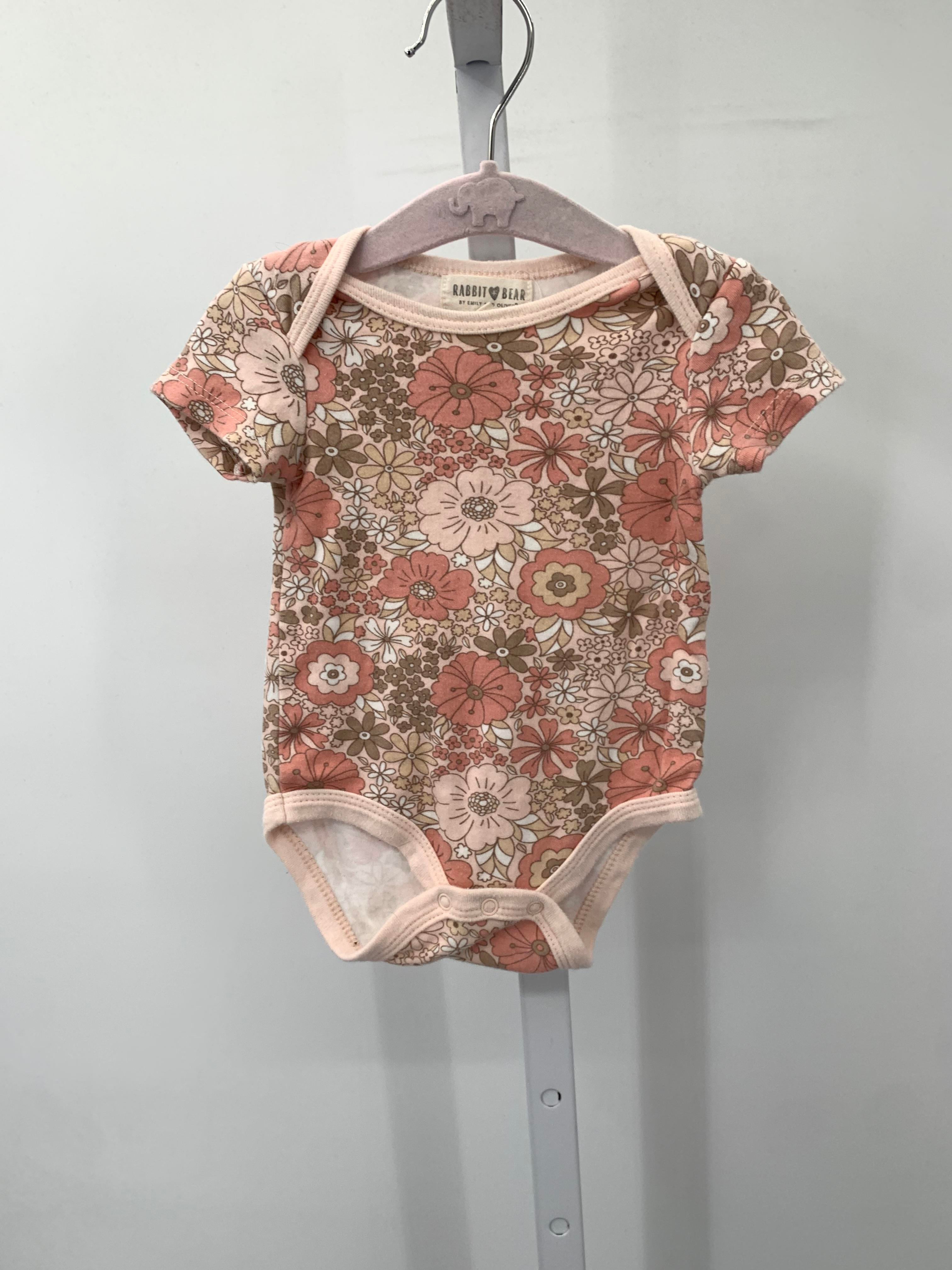 Rabbit + Bear Size 3-6 Months Girls Short Sleeve Shirt
