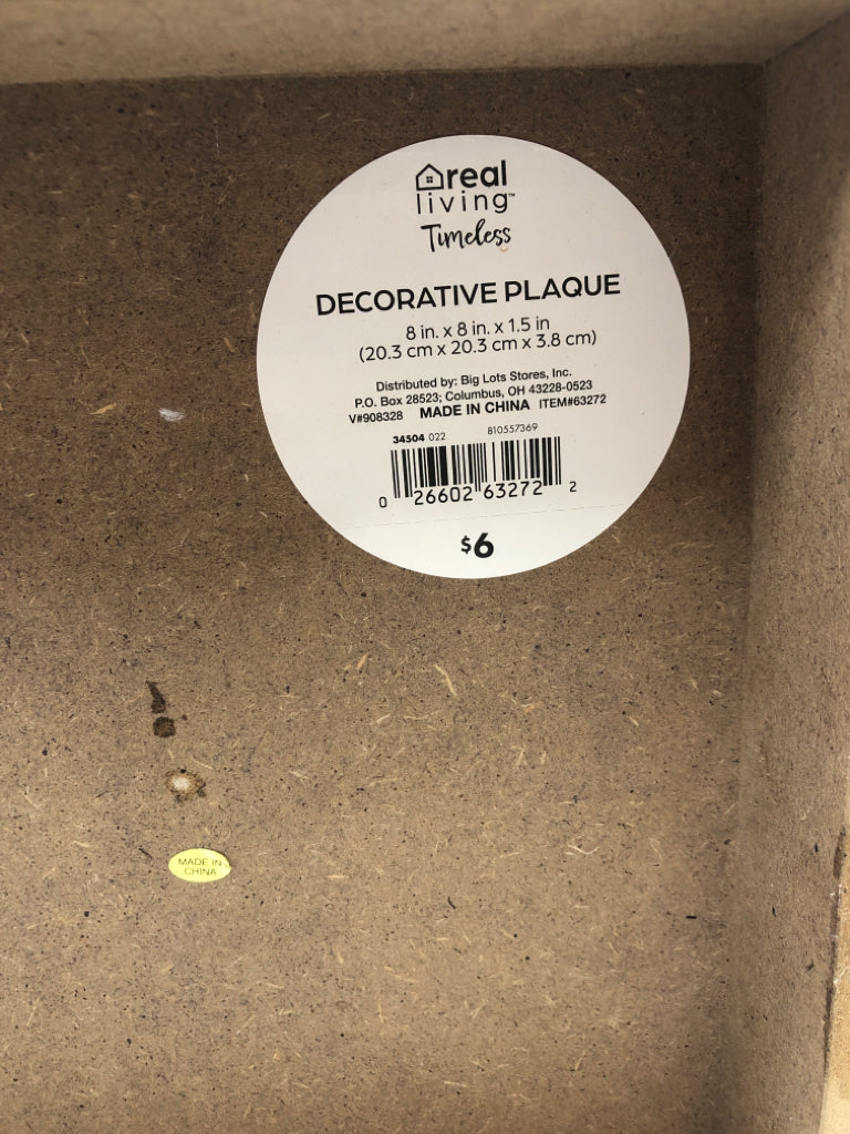 KEEP IT SIMPLE WOOD BLOCK SIGN.