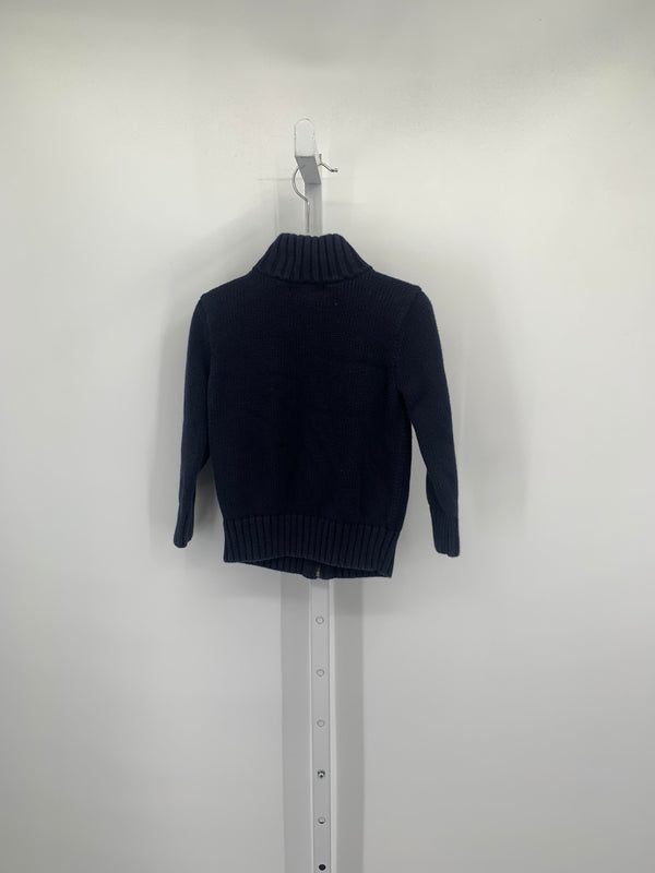 ZIP UP KNIT SWEATER