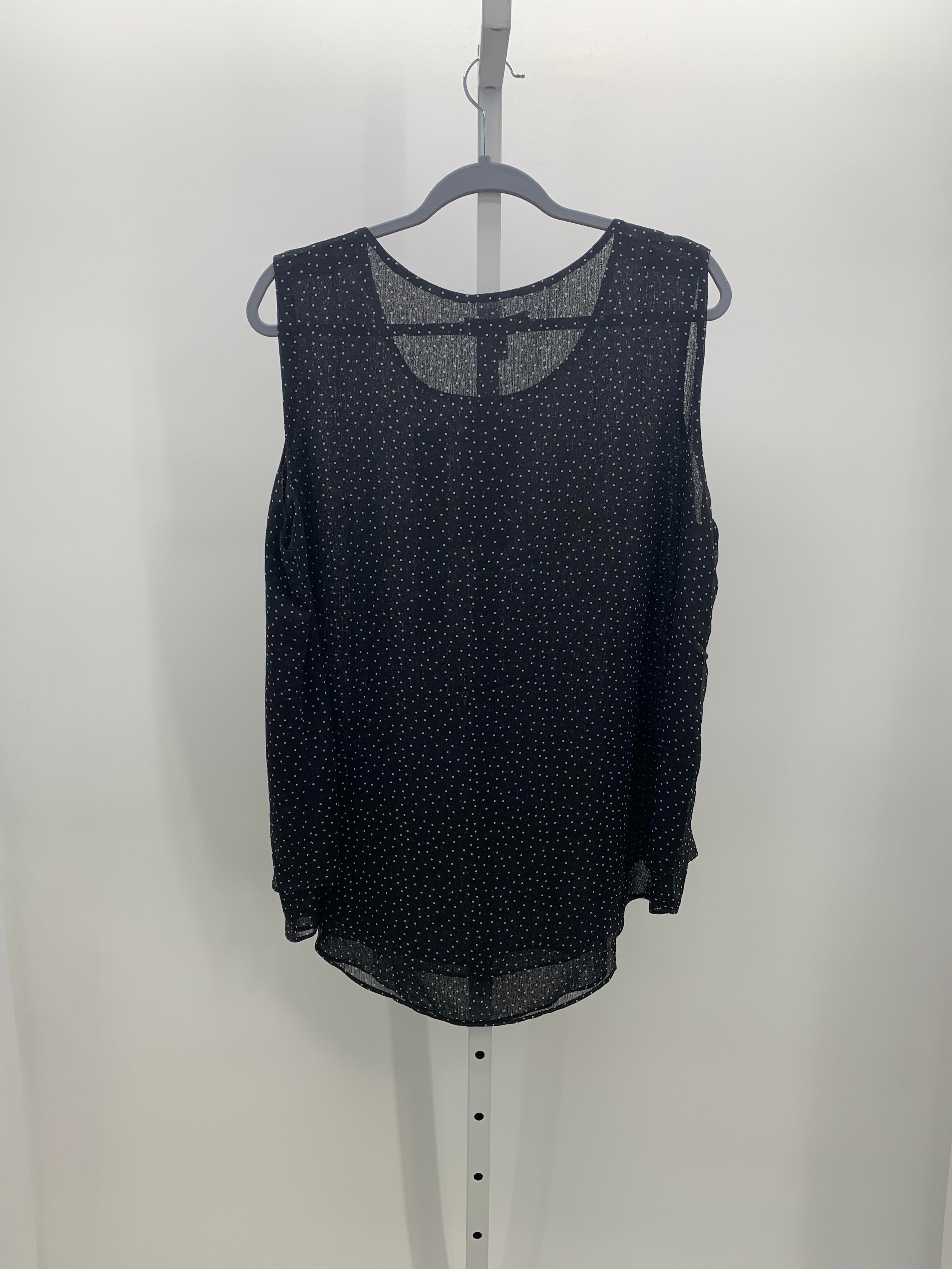 Size Extra Large Misses Sleeveless Shirt