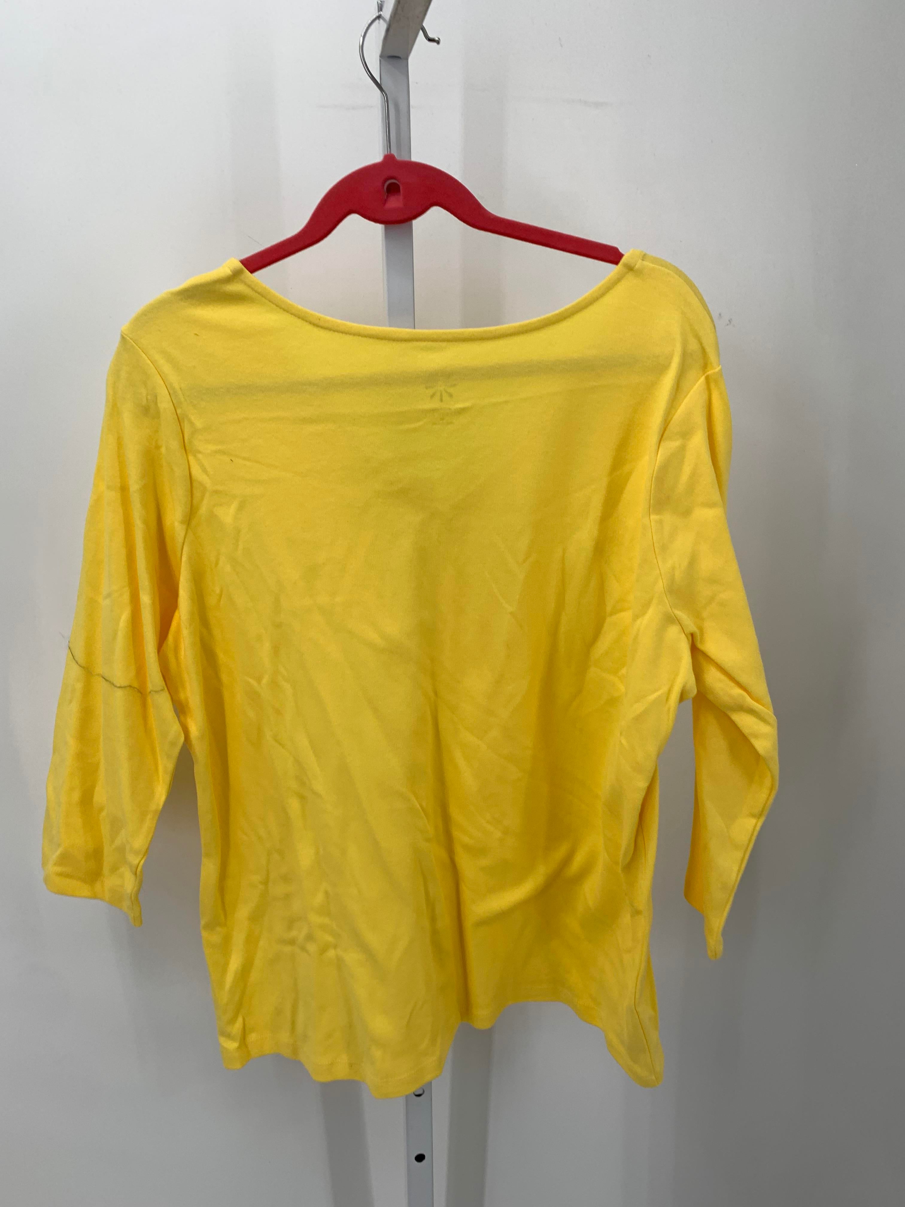 Isaac Mizrahi Size 1X Womens 3/4 Sleeve Shirt