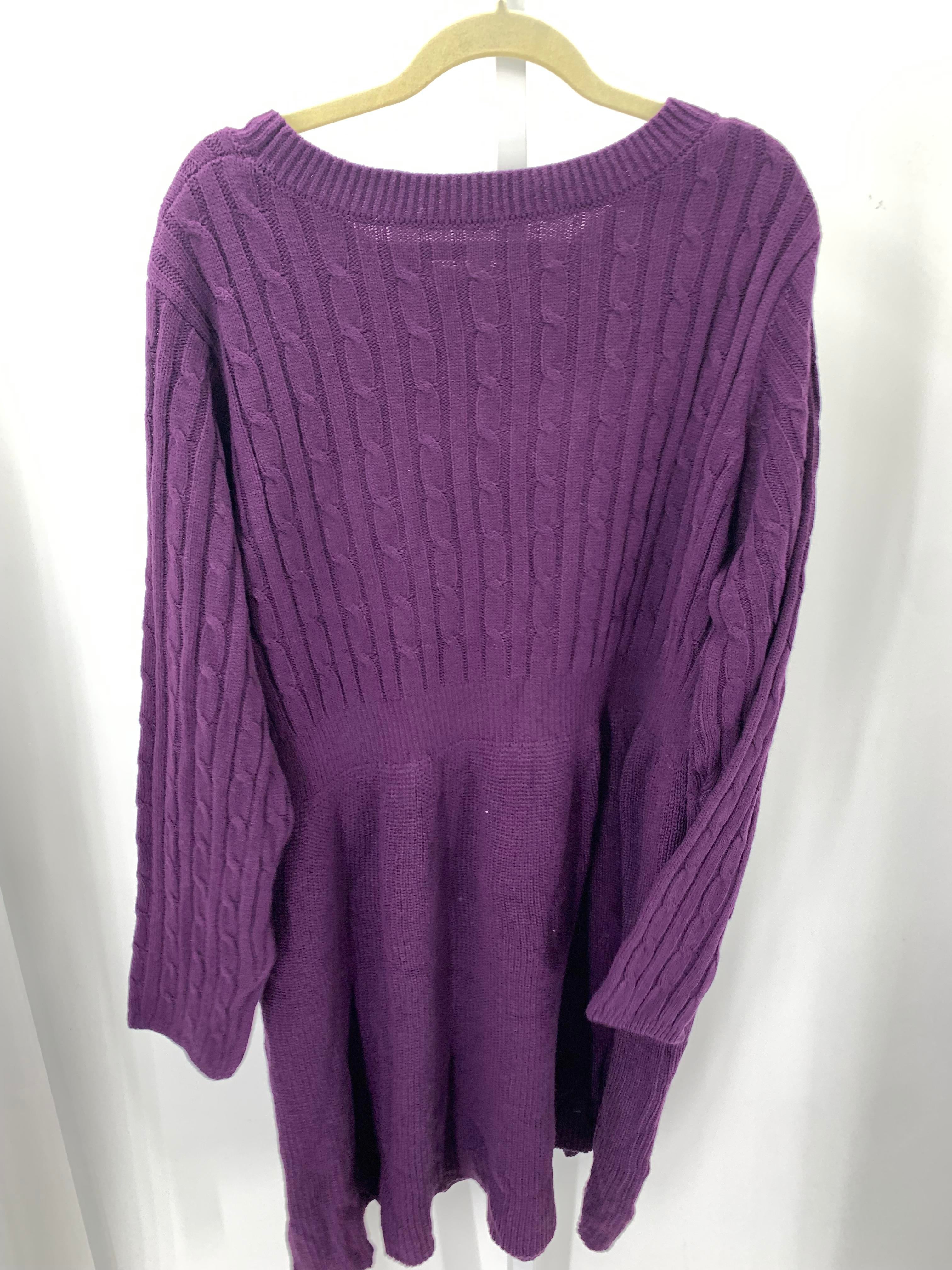 Size 18/20 W Womens Long Slv Sweater