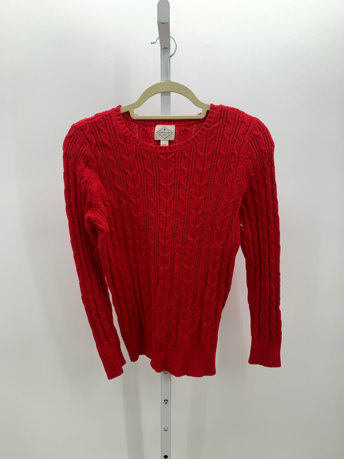 St. Johns Bay Size Medium Petite Petite Long Slv Sweater