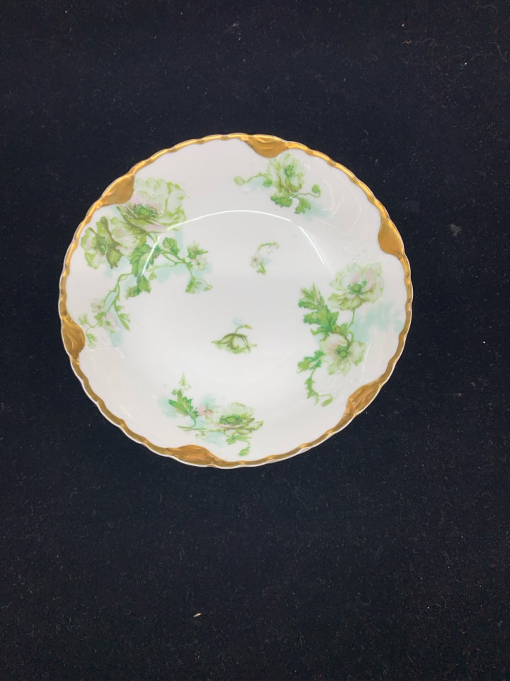 4 VTG LIMOGES BOWLS.