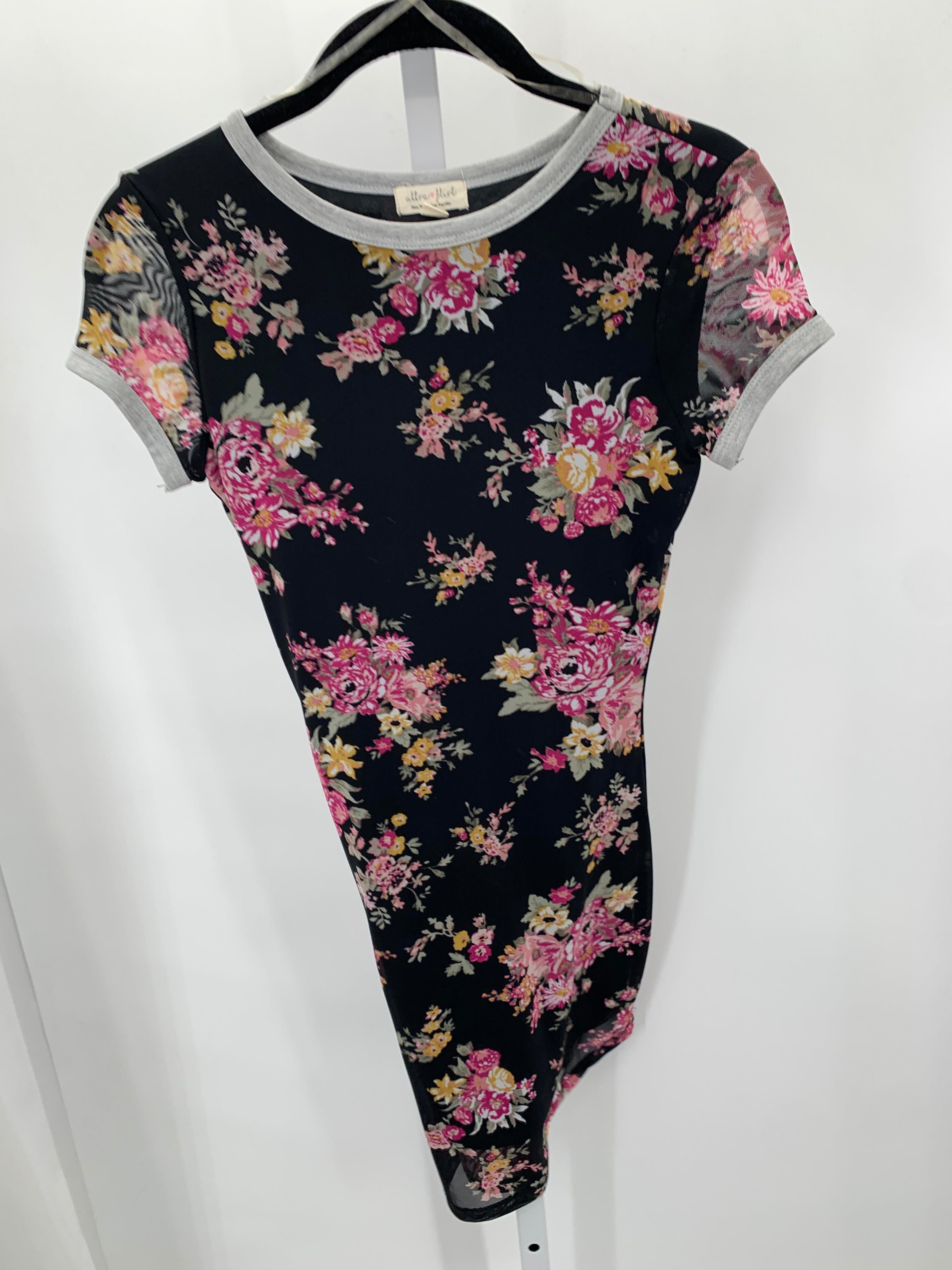 Ultra Flirt Size XXS Juniors Short Sleeve Dress