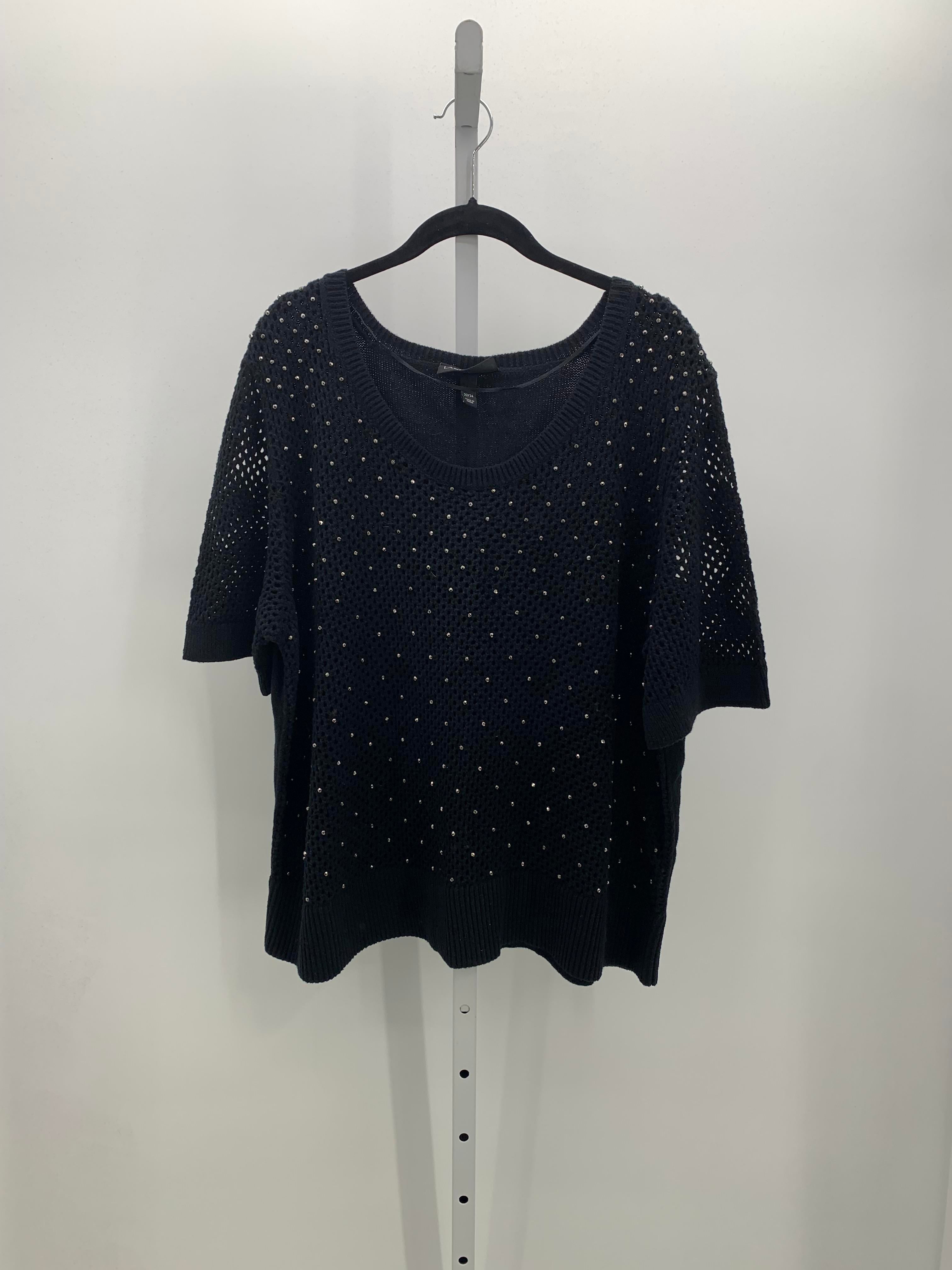 Lane Bryant Size 22/24 W Womens Short Slv Sweater