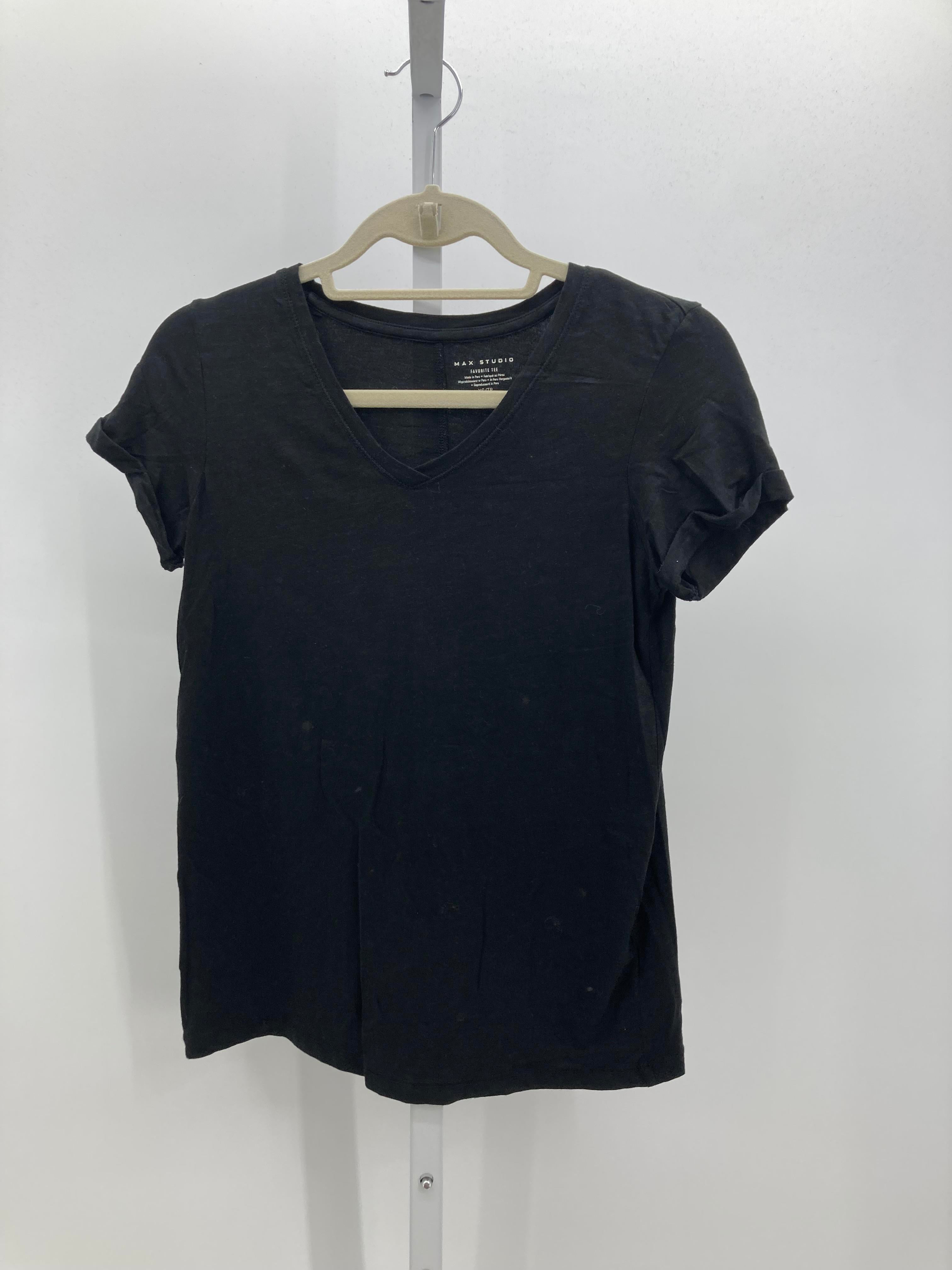 Max Studio Size X Small Misses Short Sleeve Shirt