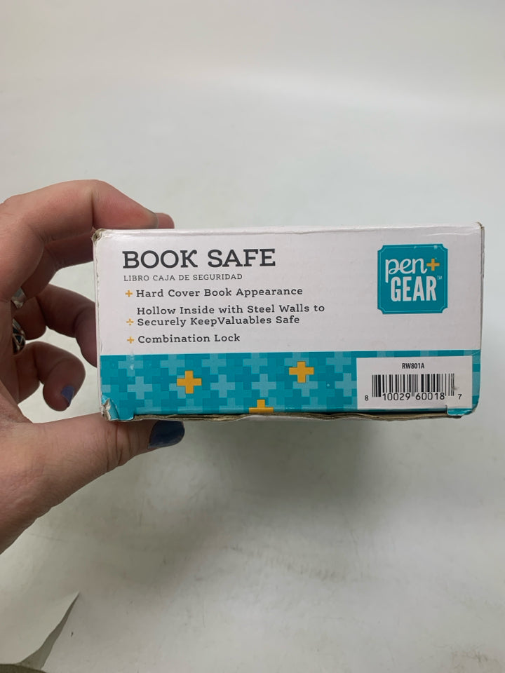 NIB PEN + GEAR BOOK SAFE.