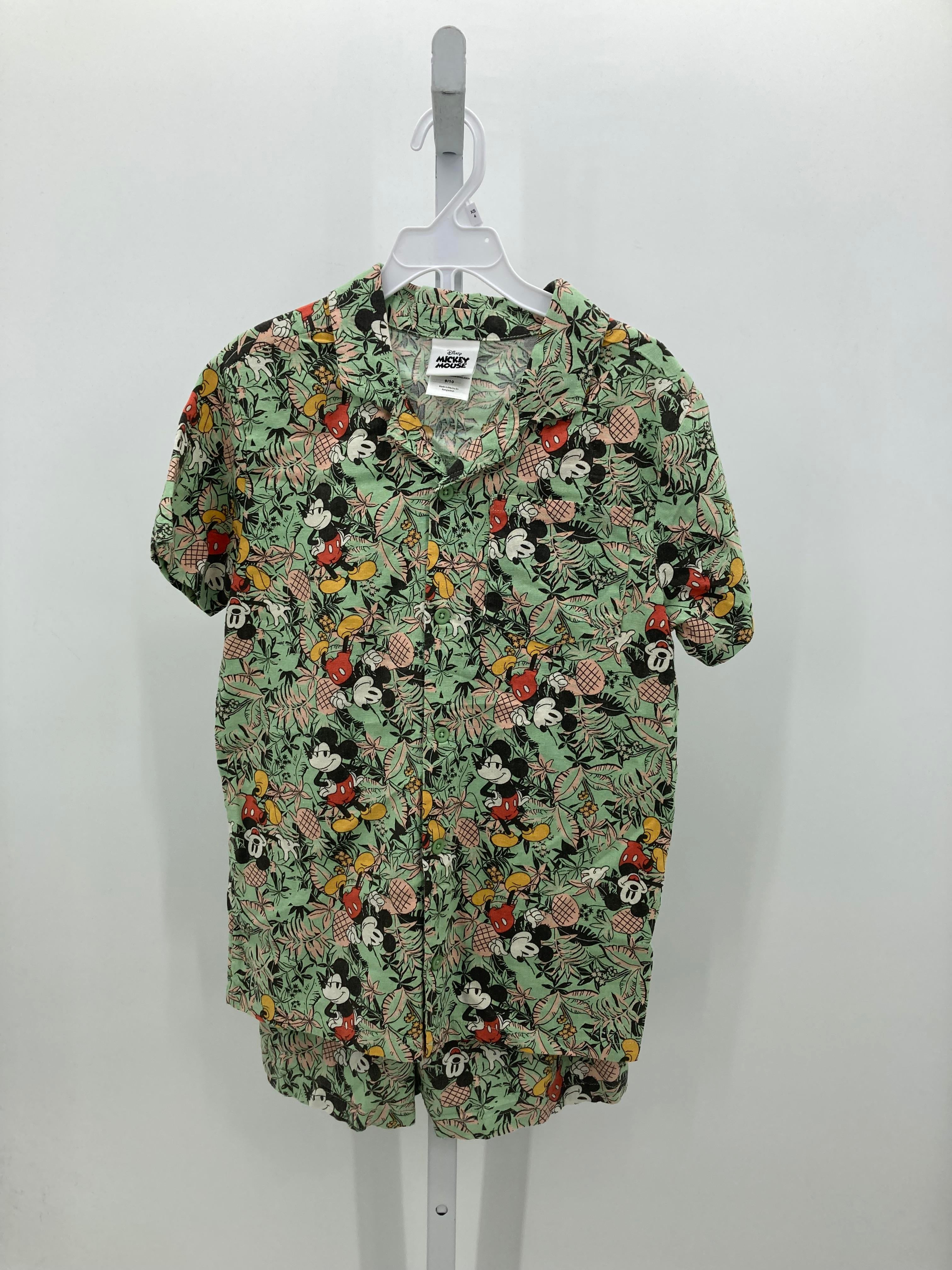TROPICAL MICKEY MOUSE SHIRT AND SHORTS