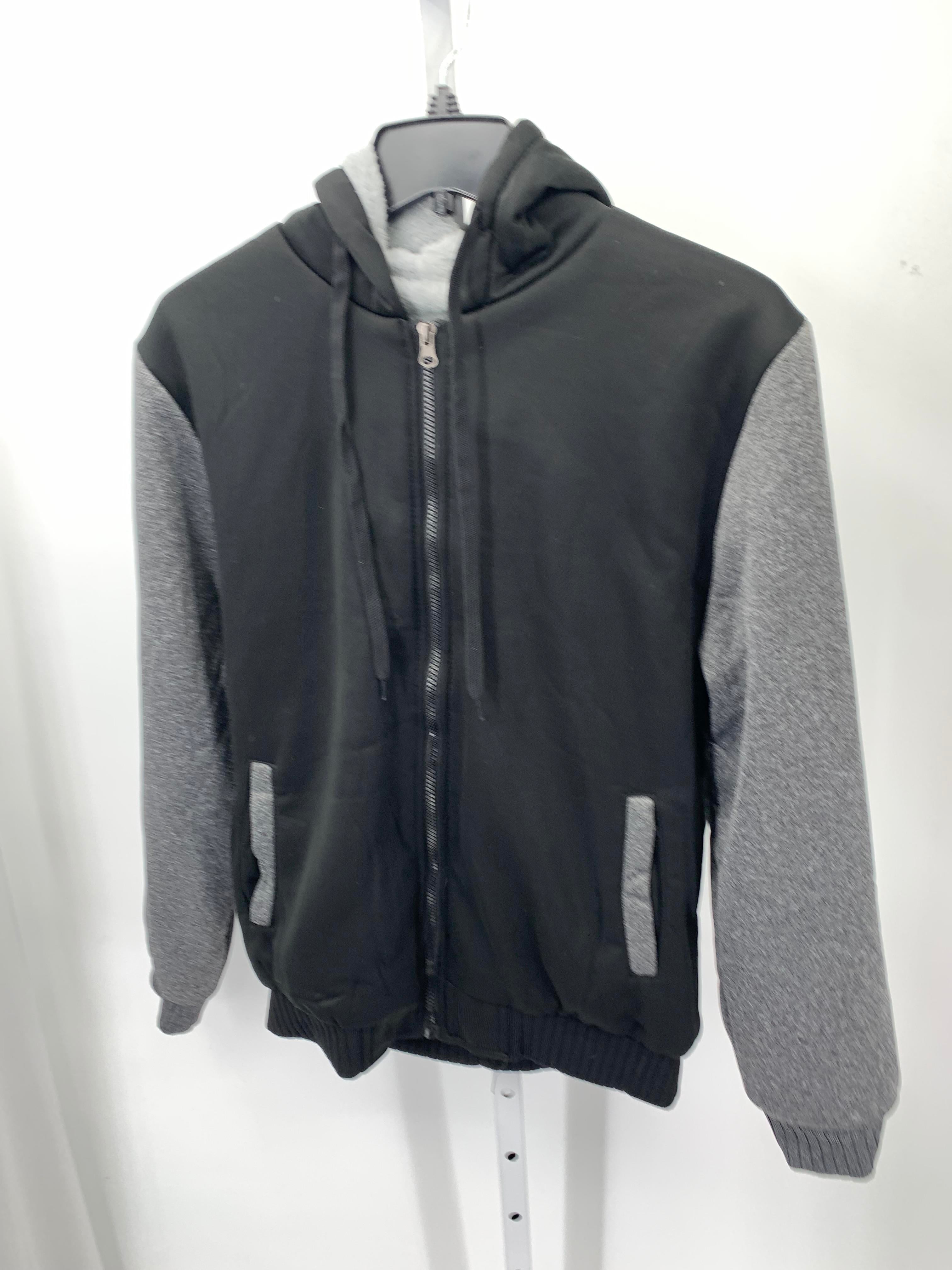 HOODED FLEECE LINED ZIP.