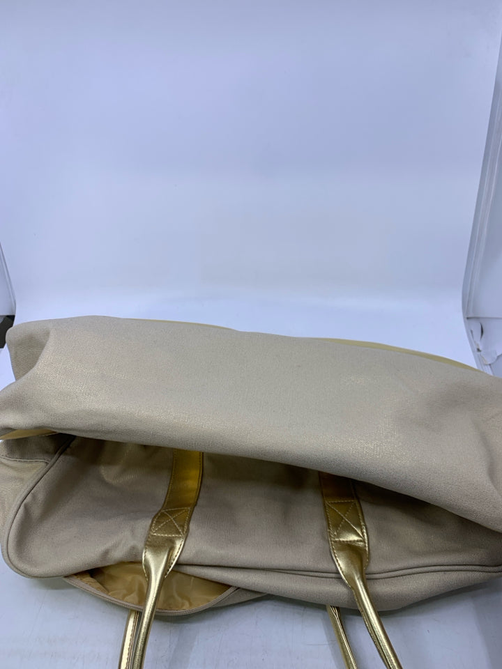 Michael Kors Gold Shimmer Weekender Bag *Minor Marks/Wear