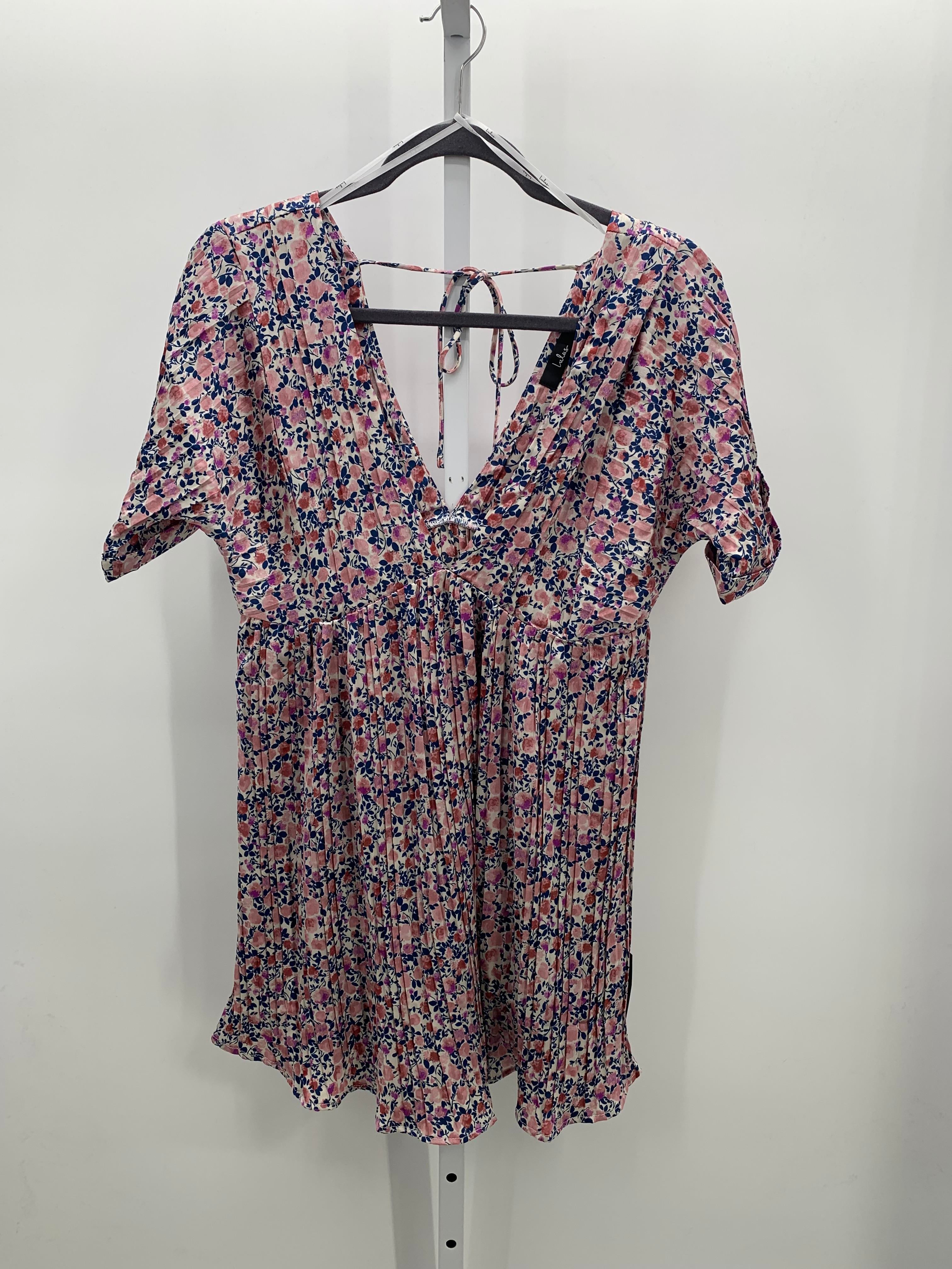 Lulus Size X Small Juniors Short Sleeve Dress