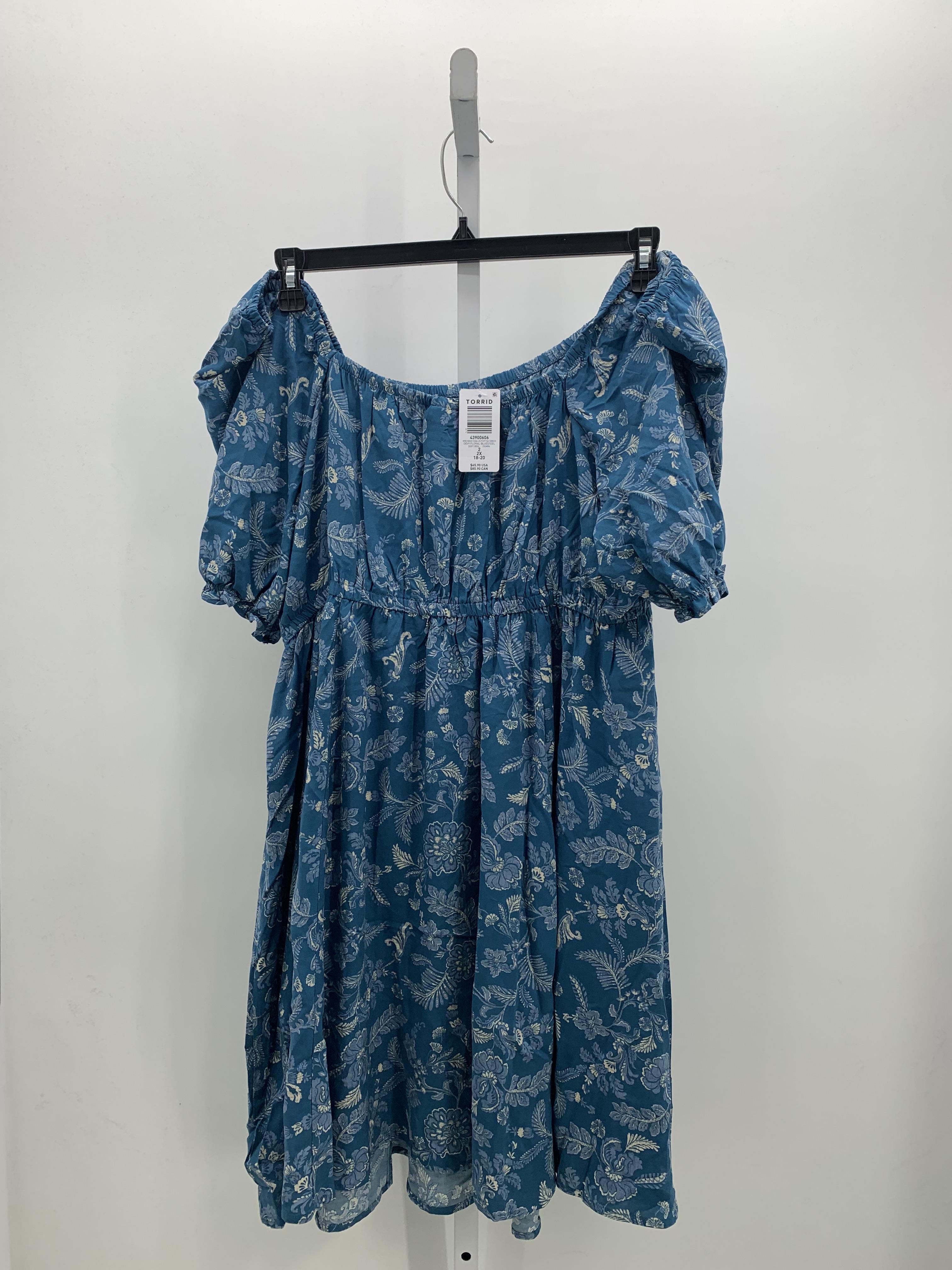 Torrid Size 2X Womens Short Sleeve Dress