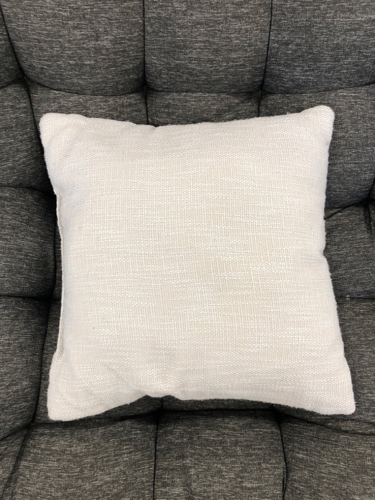 GRAY PILLOW.