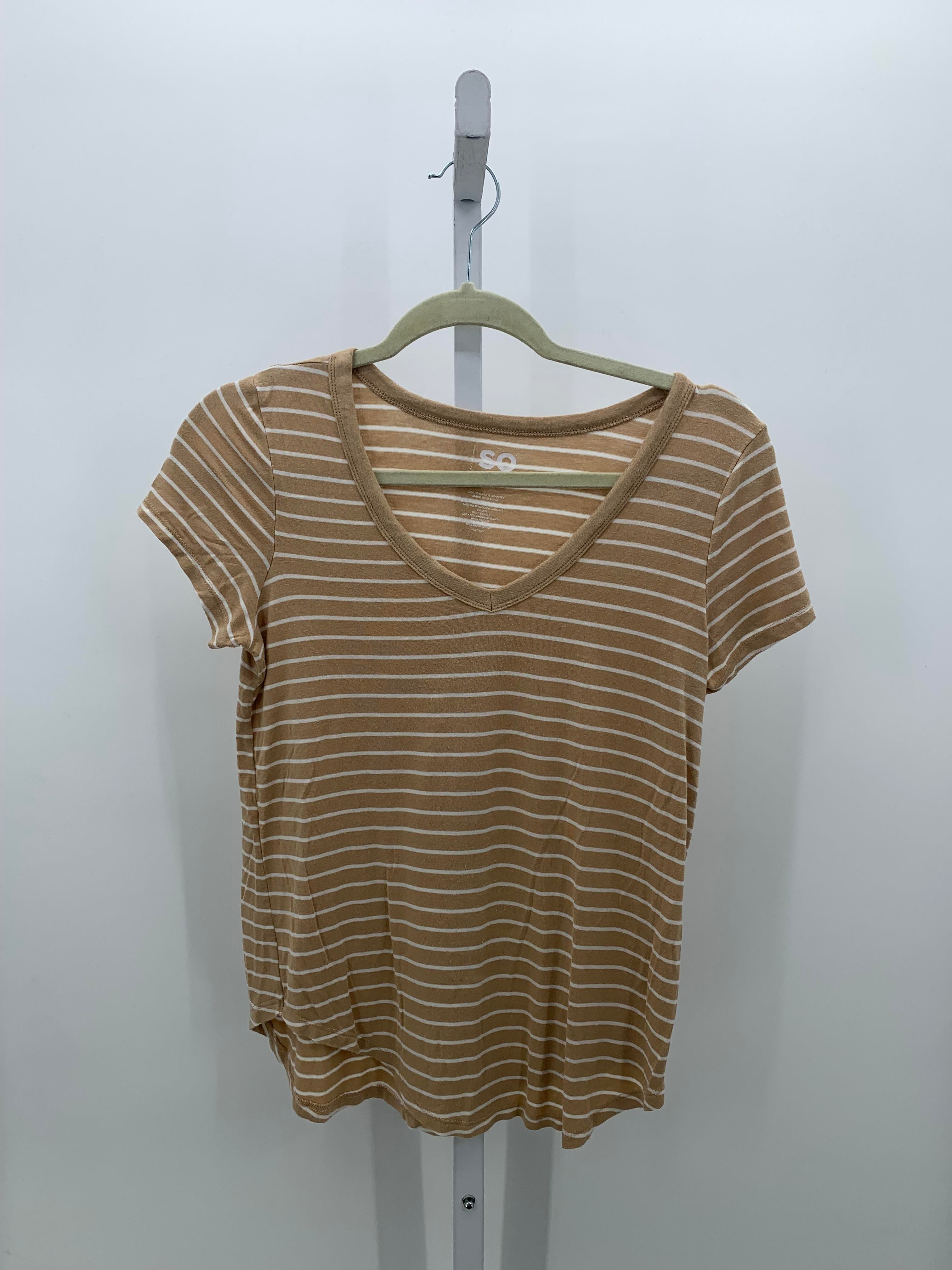 SO Size Small Juniors Short Sleeve Shirt