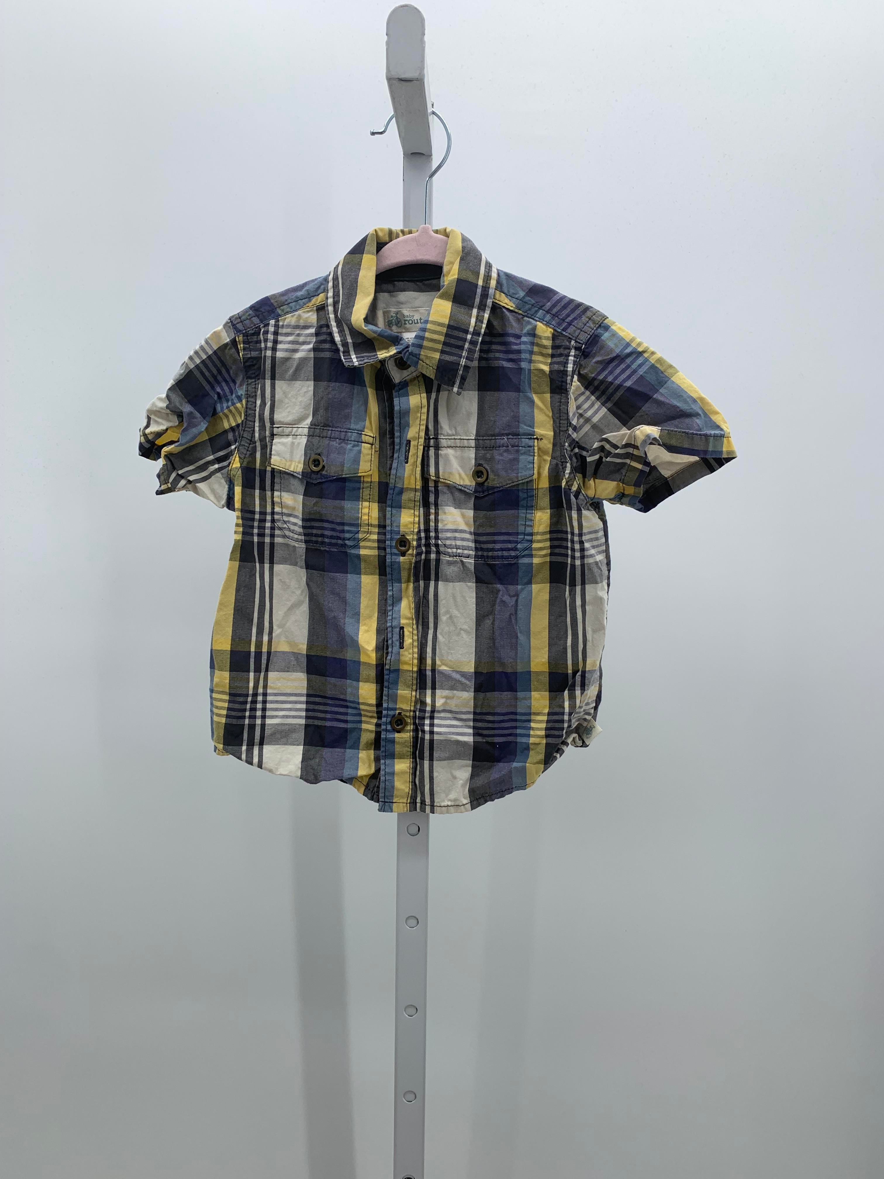 YELLOW PLAID BTN DOWN