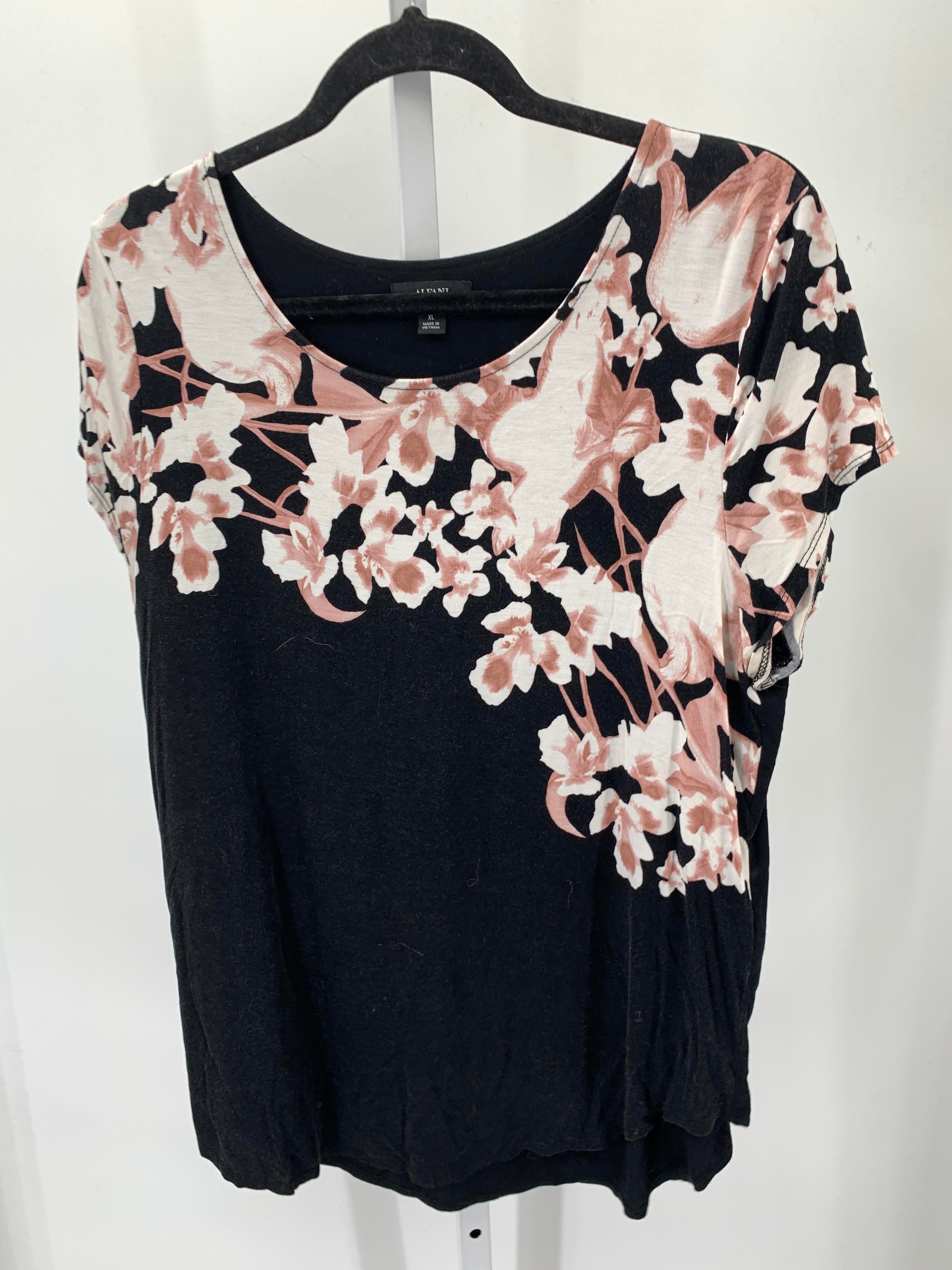 Alfani Size Extra Large Misses Short Sleeve Shirt