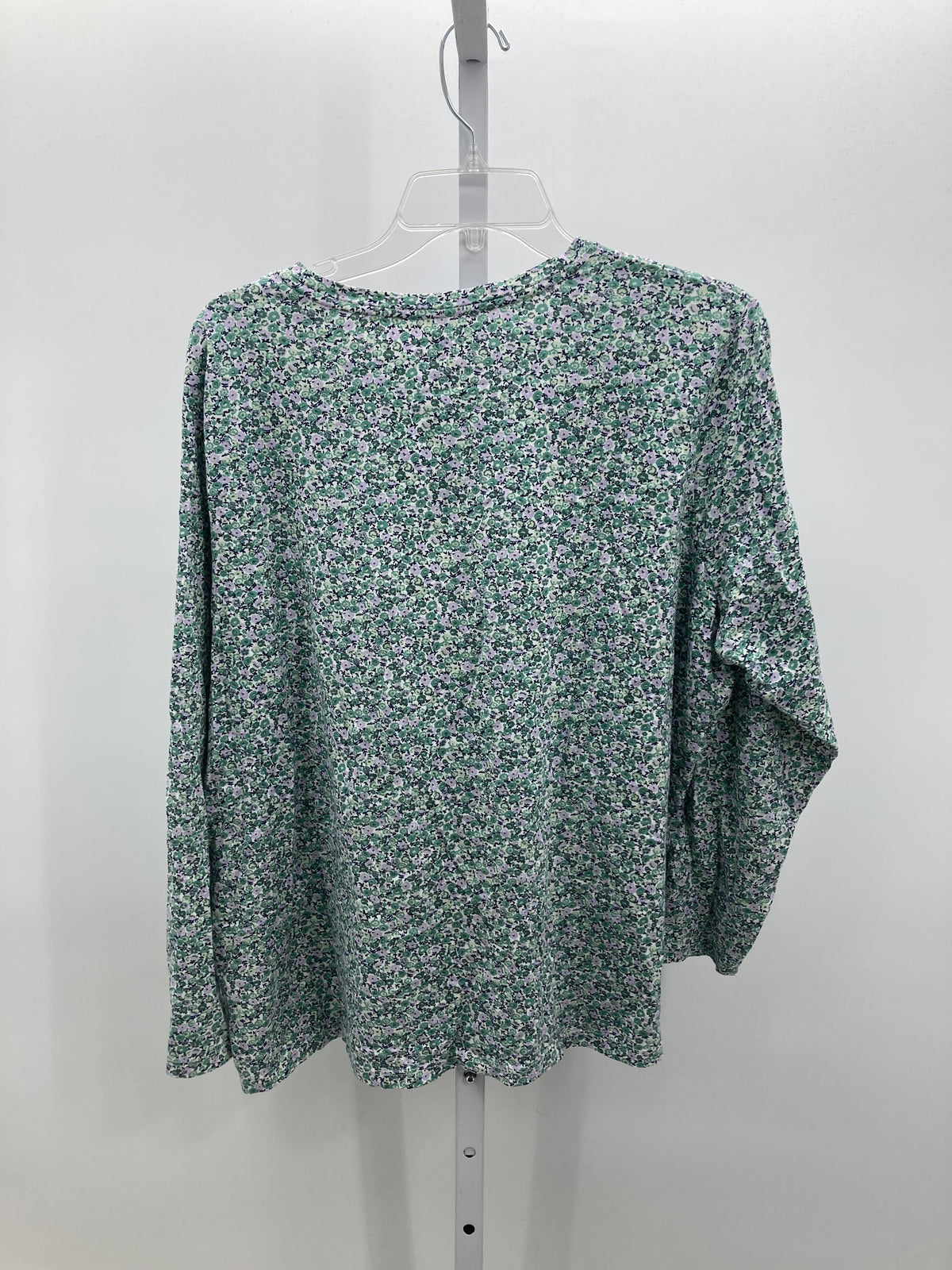 Lands End Size 2X Womens Long Sleeve Shirt