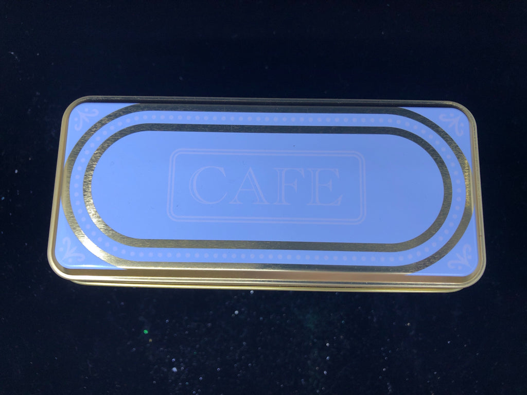 CAFE RECTANGLE TIN.