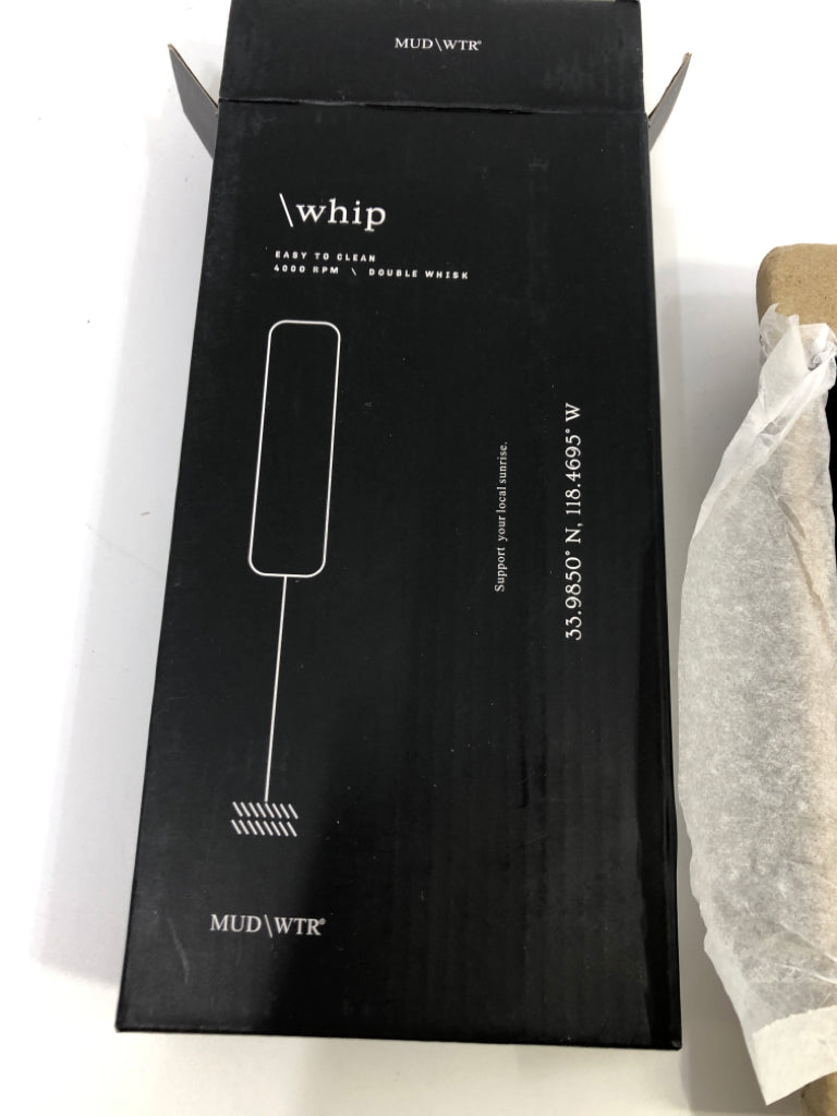 NIB WHIP DOUBLE WHISK FROTHER.