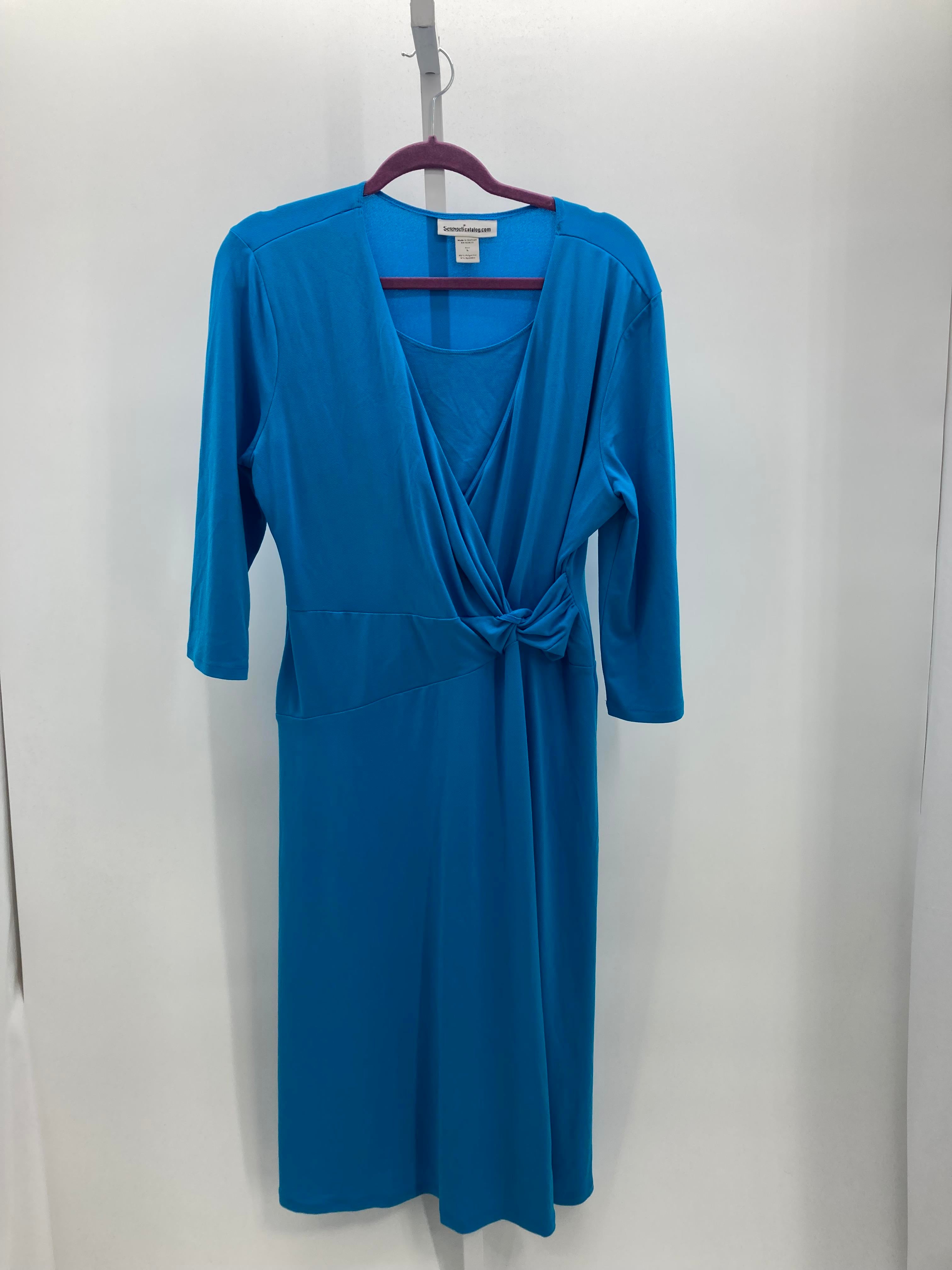 Size Large Misses 3/4 Sleeve Dress
