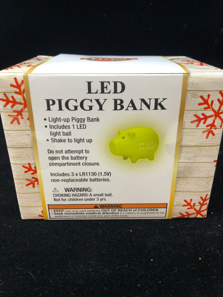 NIB LED PIGGY BANK
