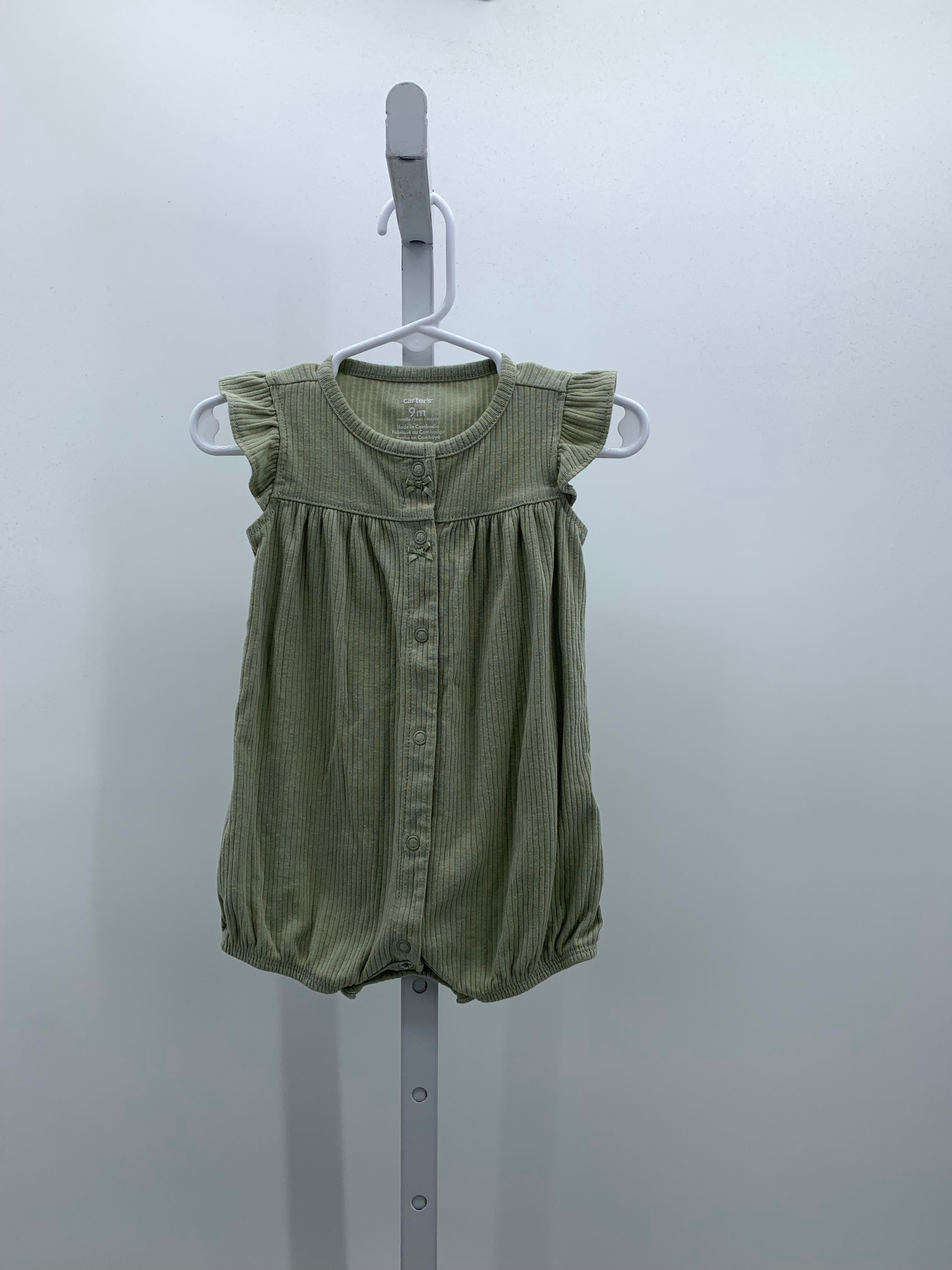 Carters Size 9 Months Girls Sleeveless Romper