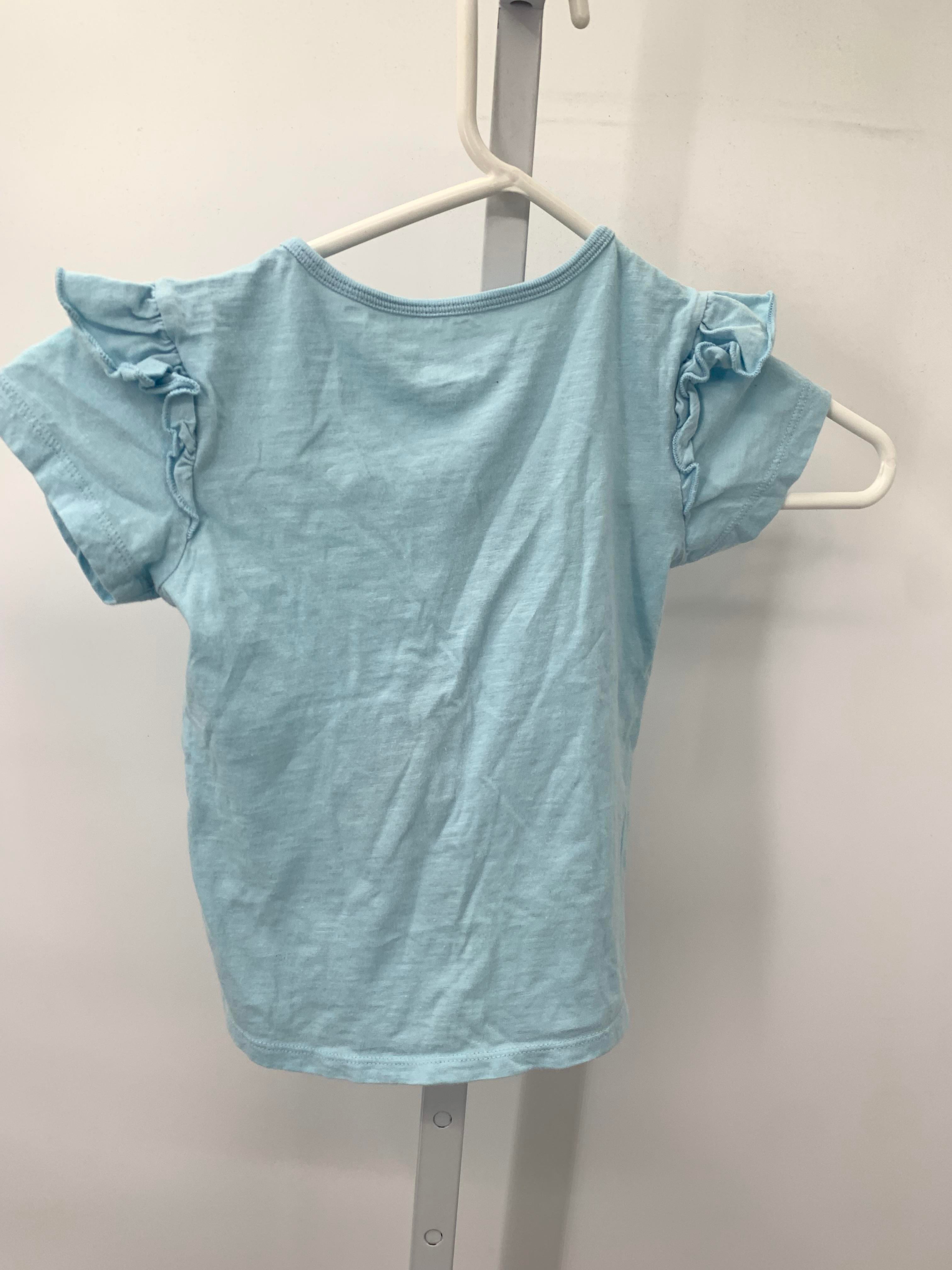 Disney Size 5T Girls Short Sleeve Shirt