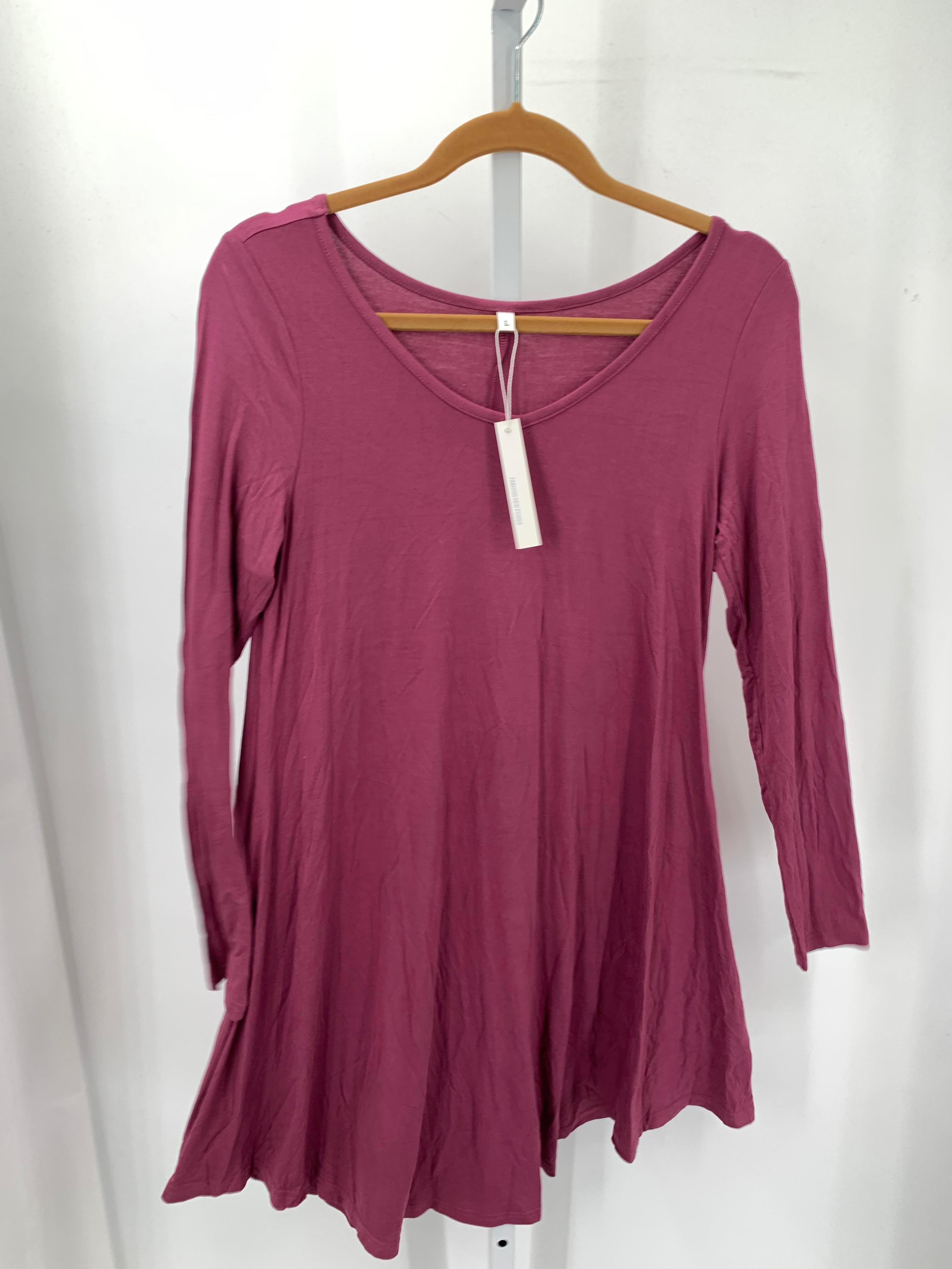 Size Large Misses Long Sleeve Dress