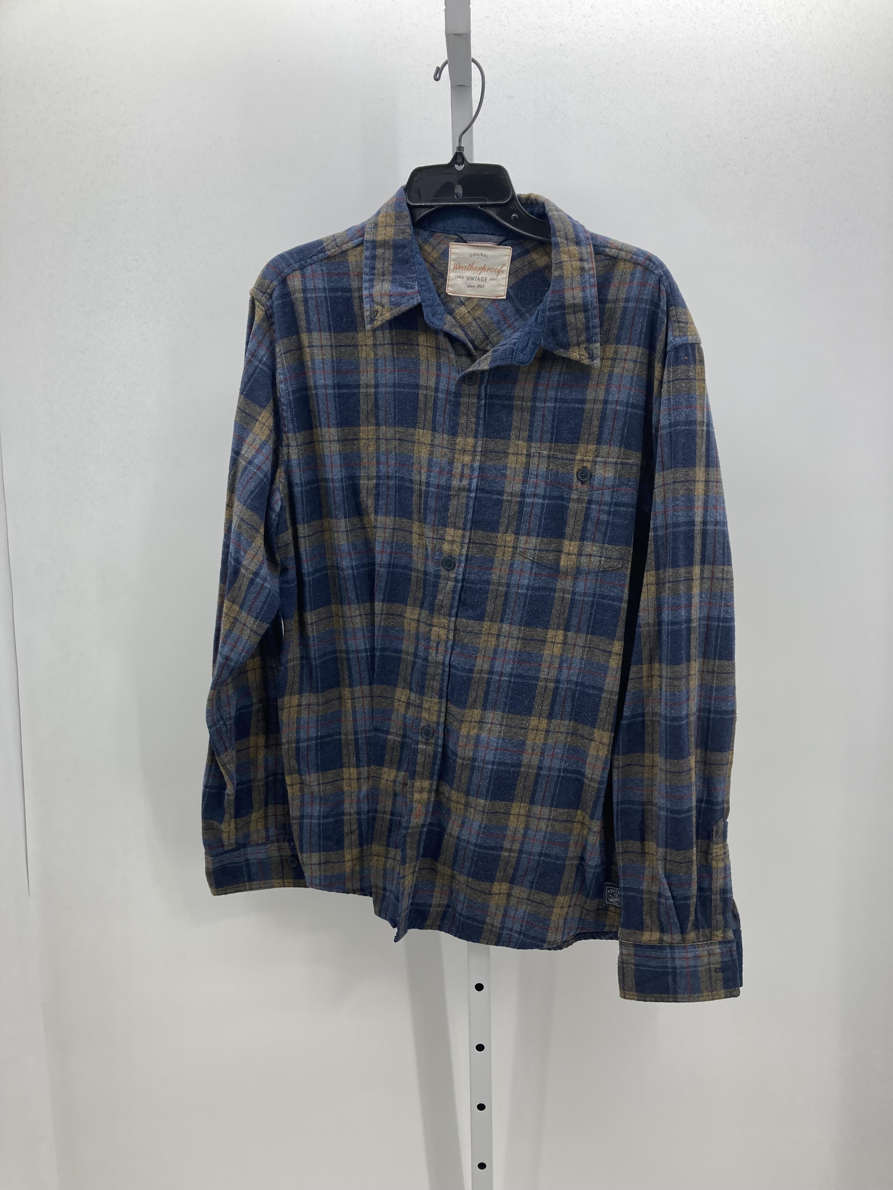 GREEN PLAID BTN DOWN