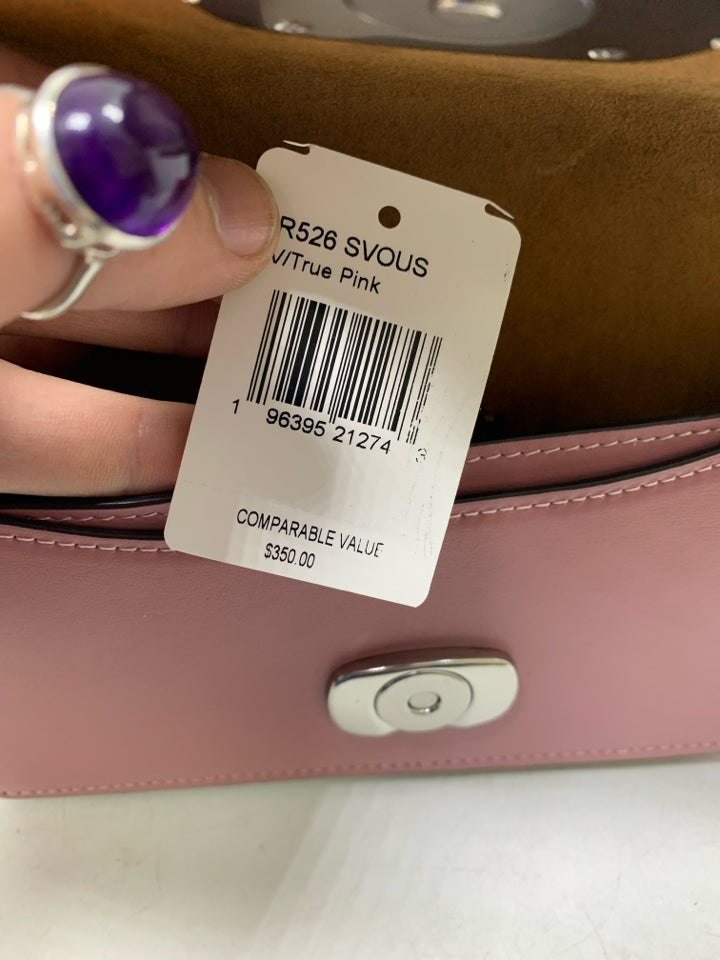 Coach CR526 True Pink Eliza Small Flap Crossbody