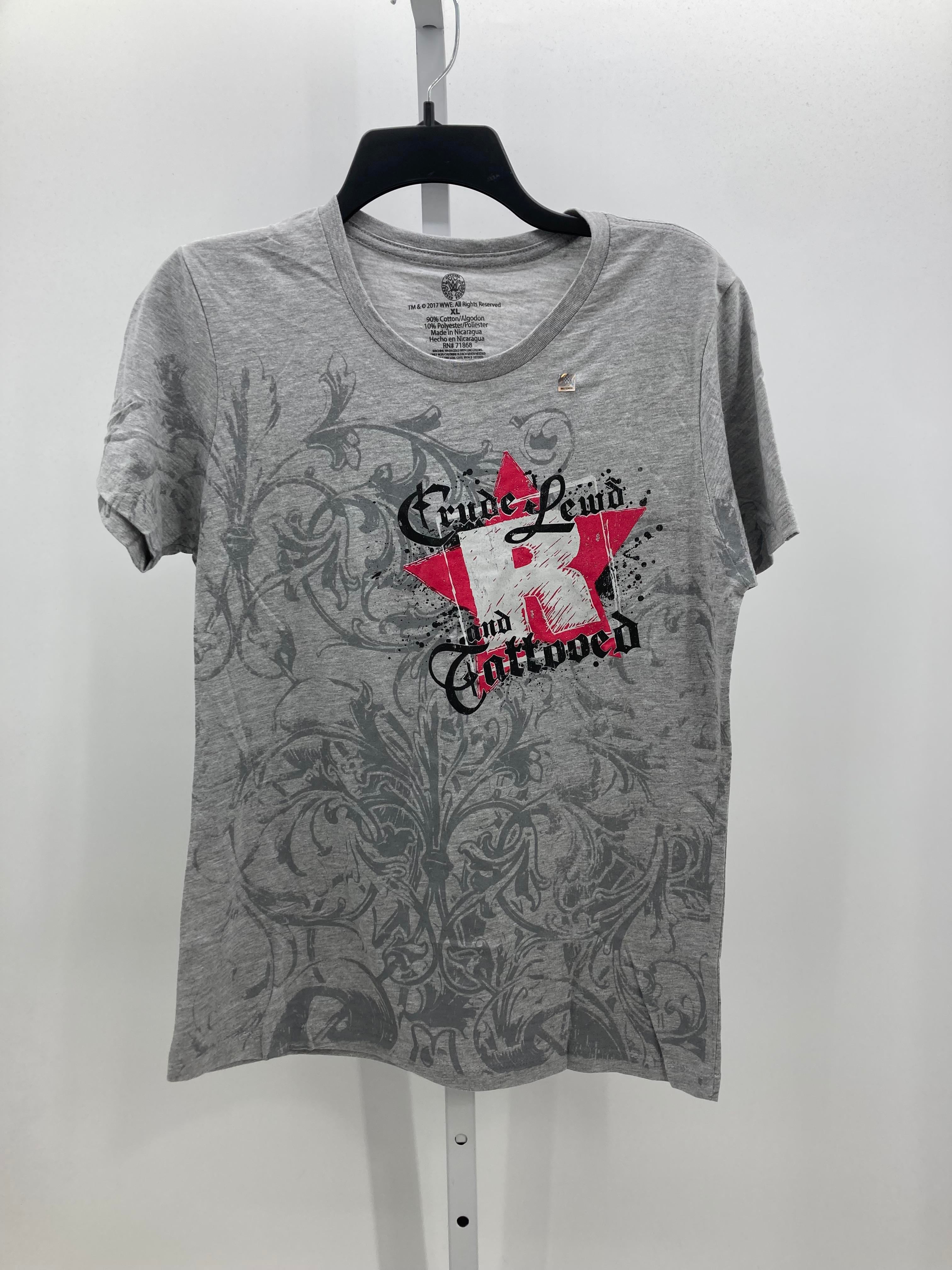 WWE Size Extra Large Misses Short Sleeve Shirt
