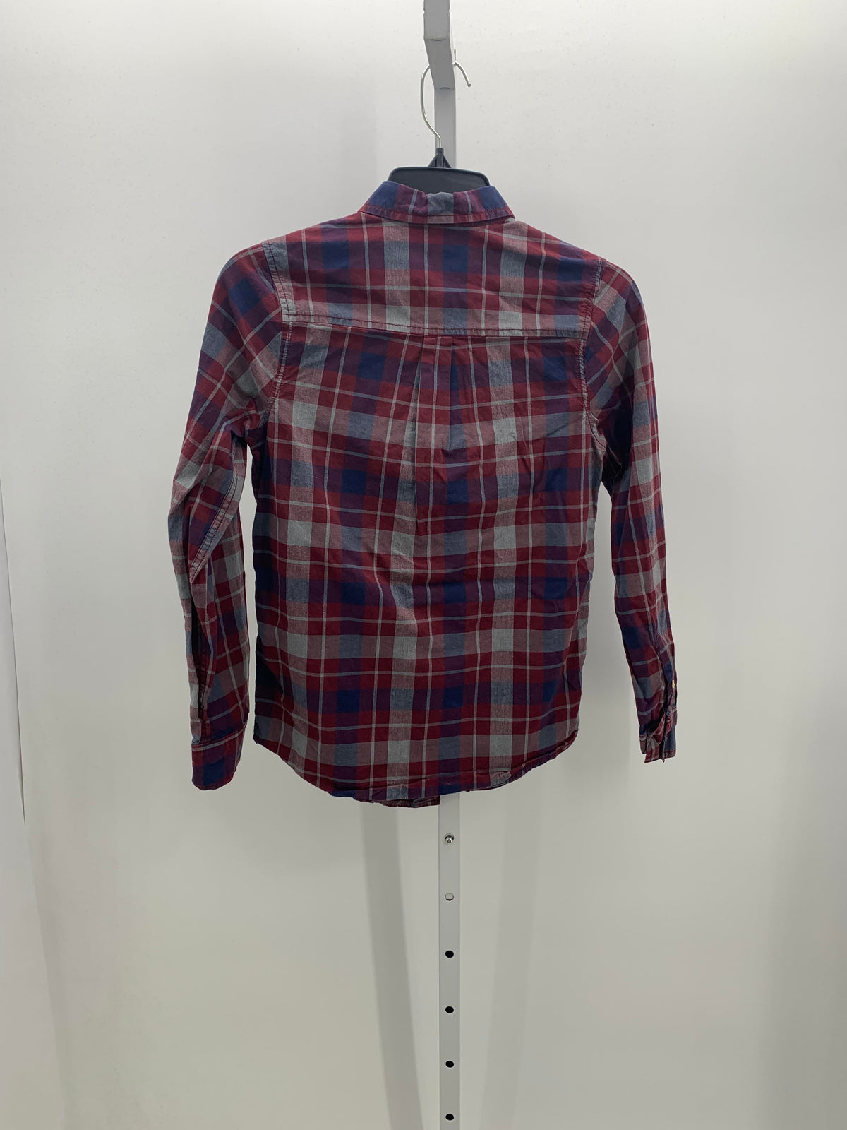 PLAID BTN DOWN