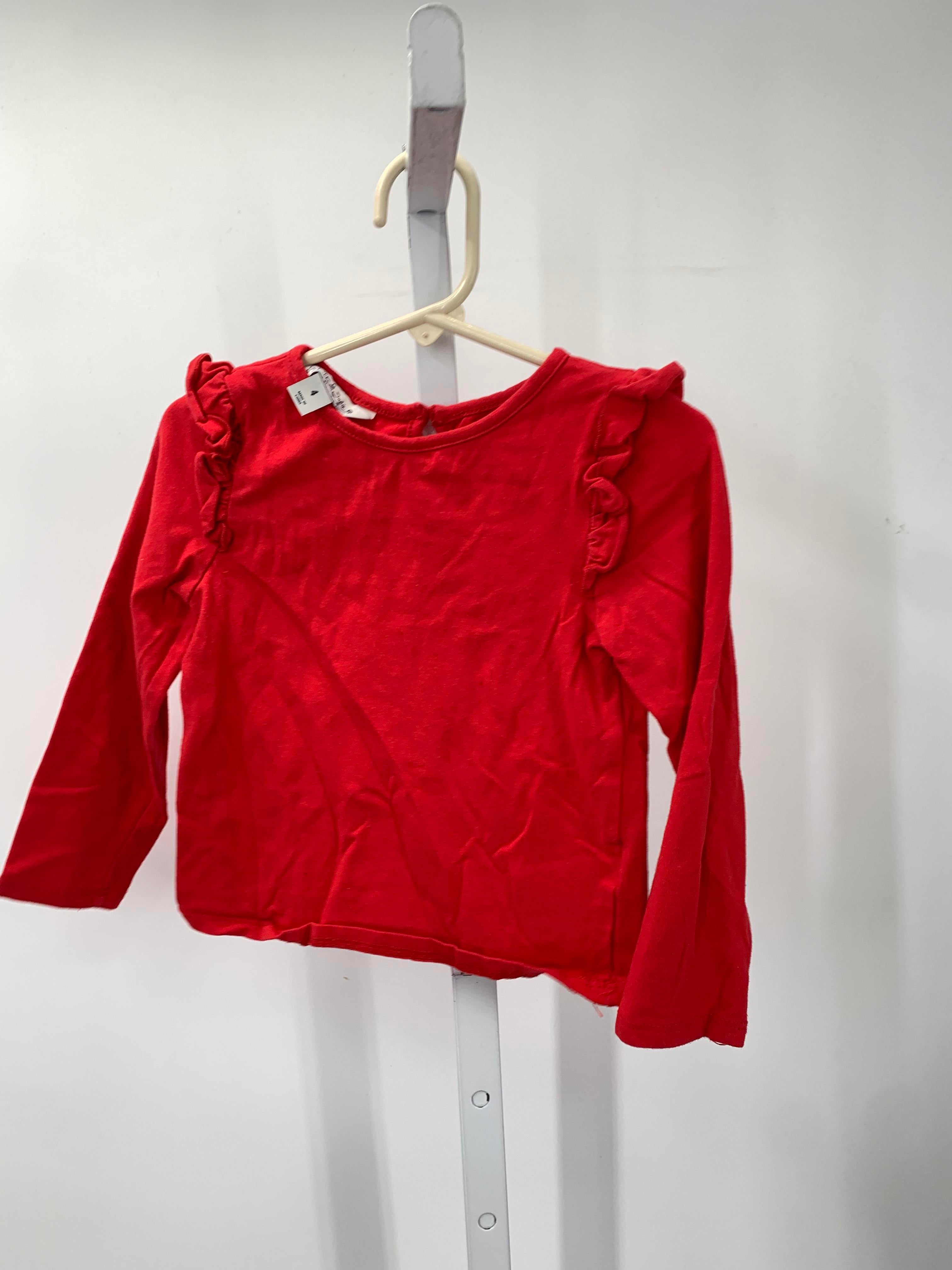 Pippa & Julie Size 4 Girls Long Sleeve Shirt