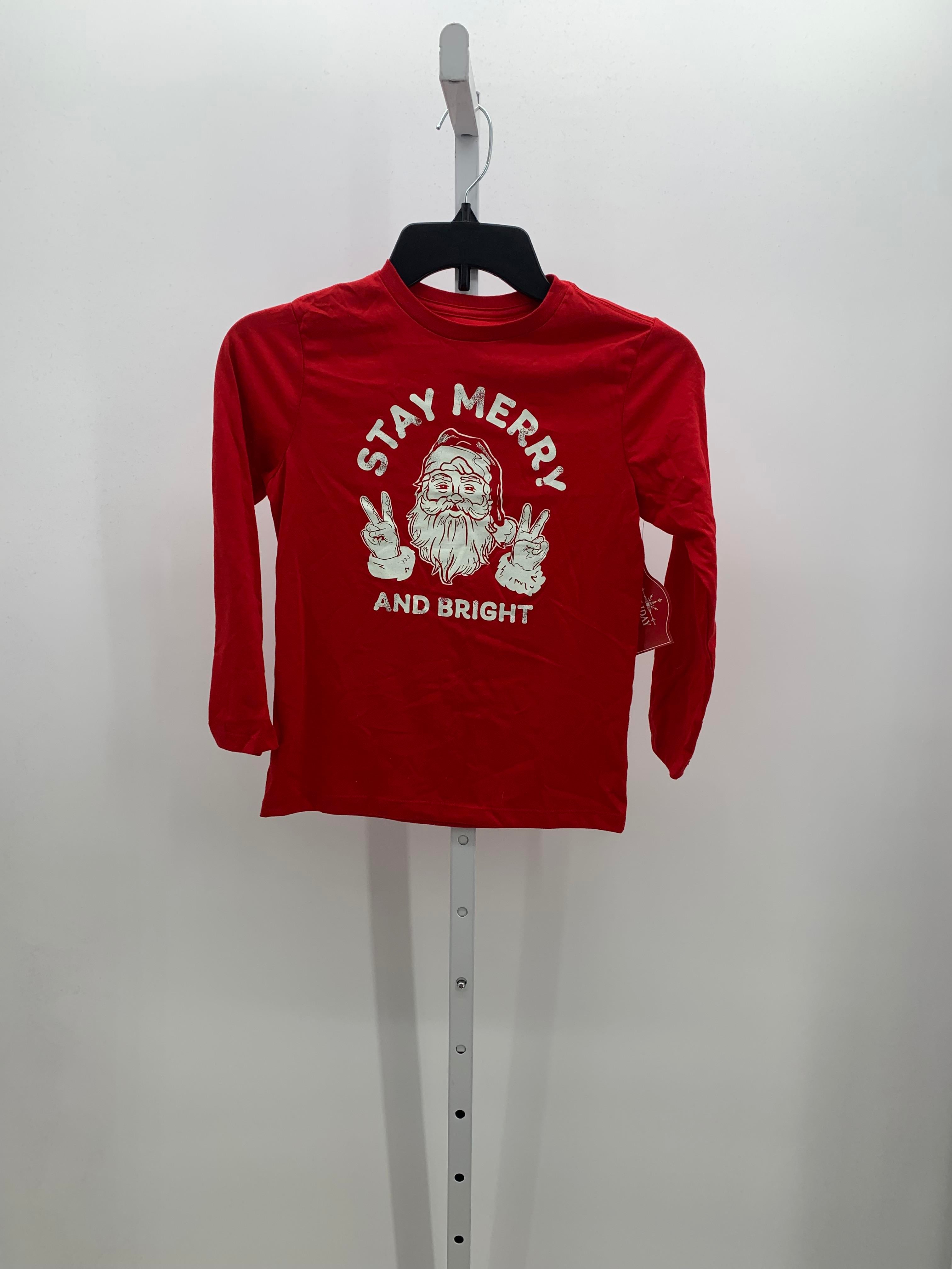 LONG SLV SHIRT STAY MERRY.